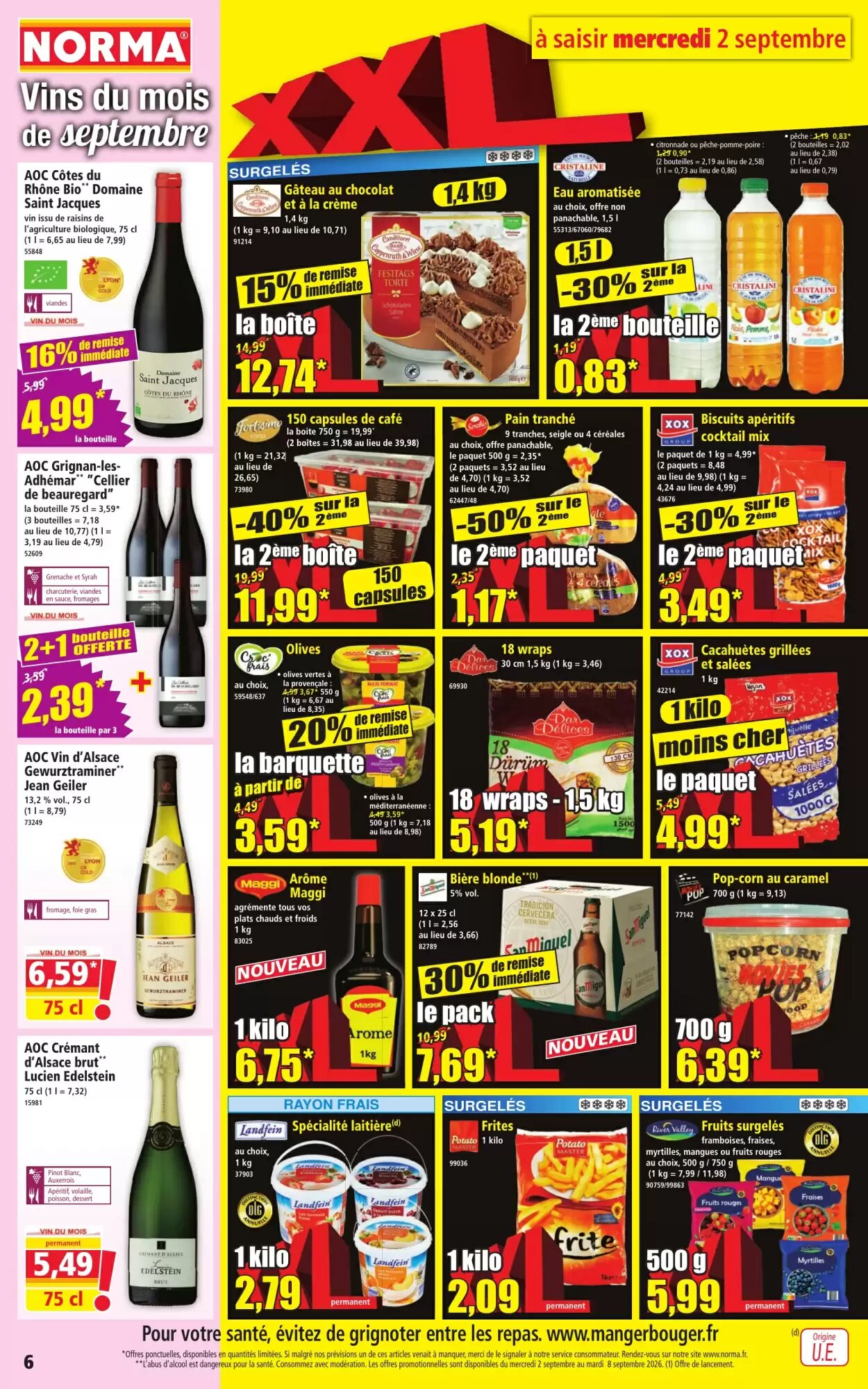 Prospectus promotionnel Norma valable à partir du 02/09/2026 - Page 6.