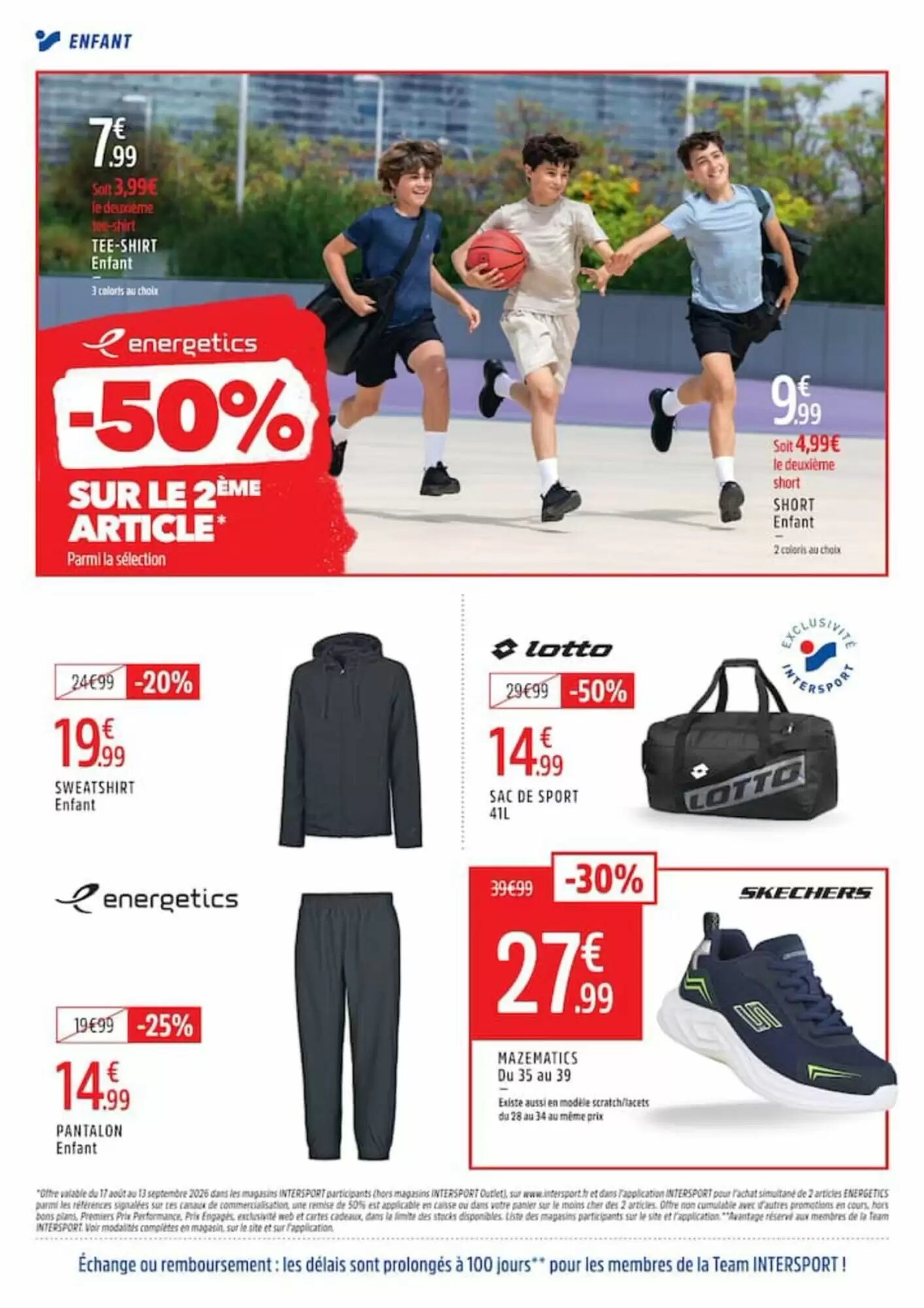 Prospectus promotionnel Intersport valable à partir du 02/09/2026 - Page 14.