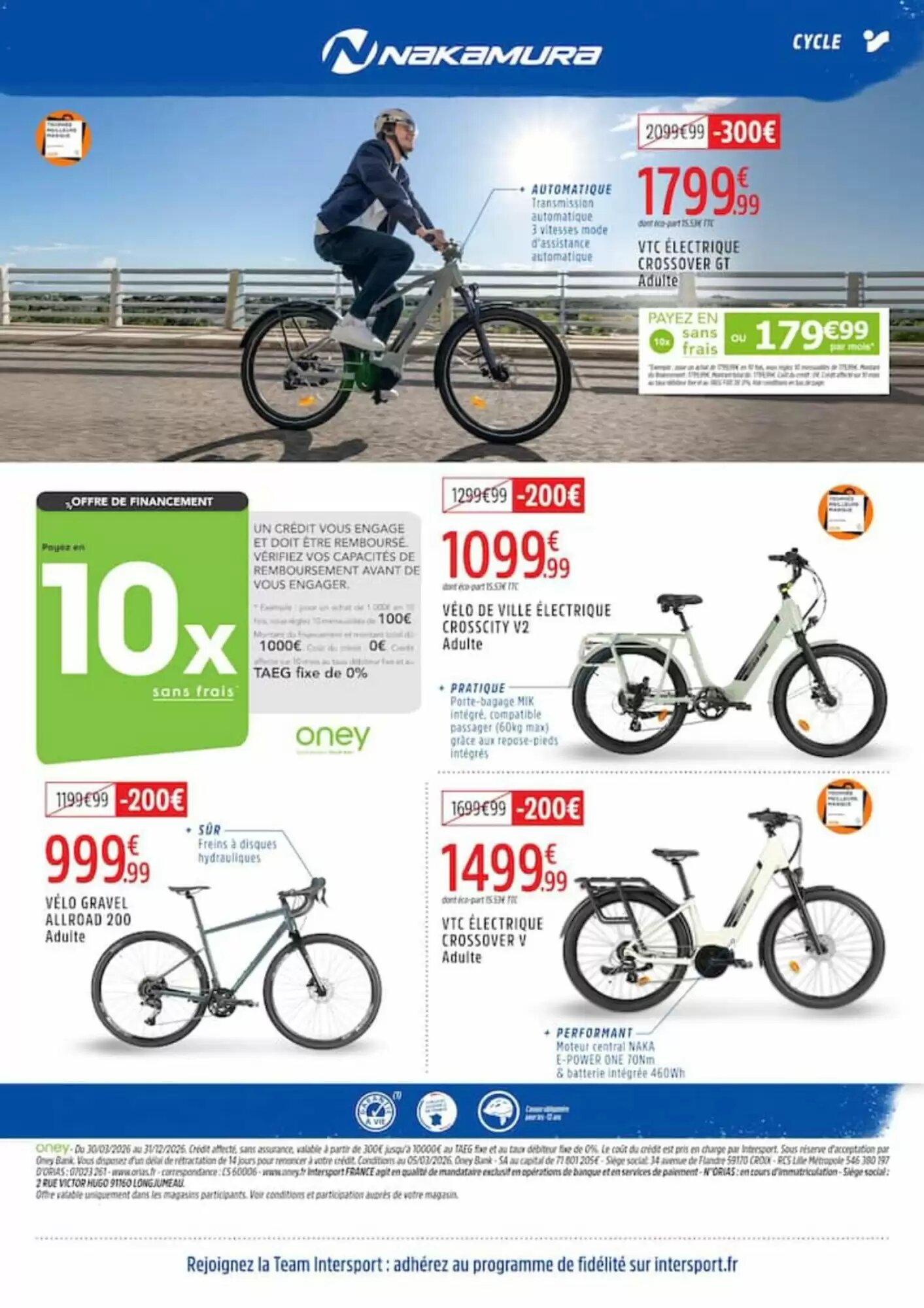 Prospectus promotionnel Intersport valable à partir du 02/09/2026 - Page 33.