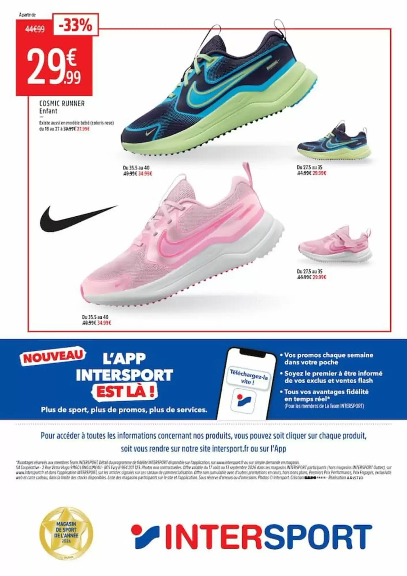 Prospectus promotionnel Intersport valable à partir du 02/09/2026 - Page 35.