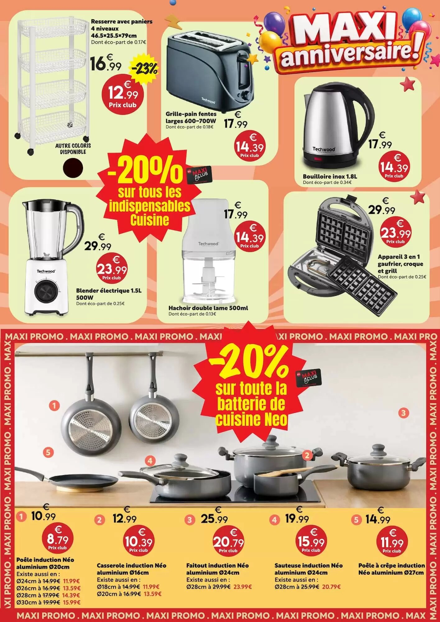 Prospectus promotionnel Maxi Bazar valable à partir du 02/09/2026 - Page 15.