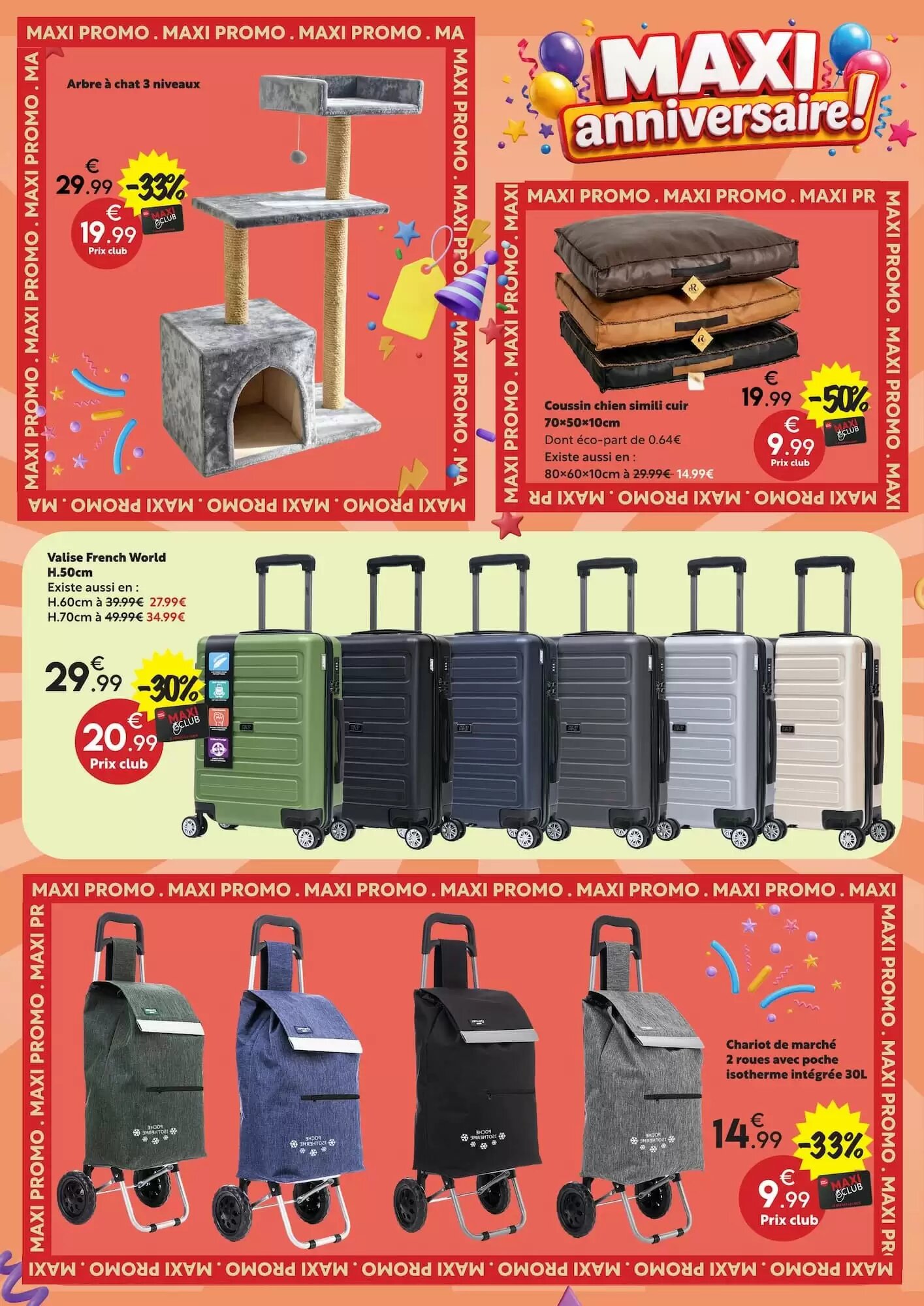 Prospectus promotionnel Maxi Bazar valable à partir du 02/09/2026 - Page 19.