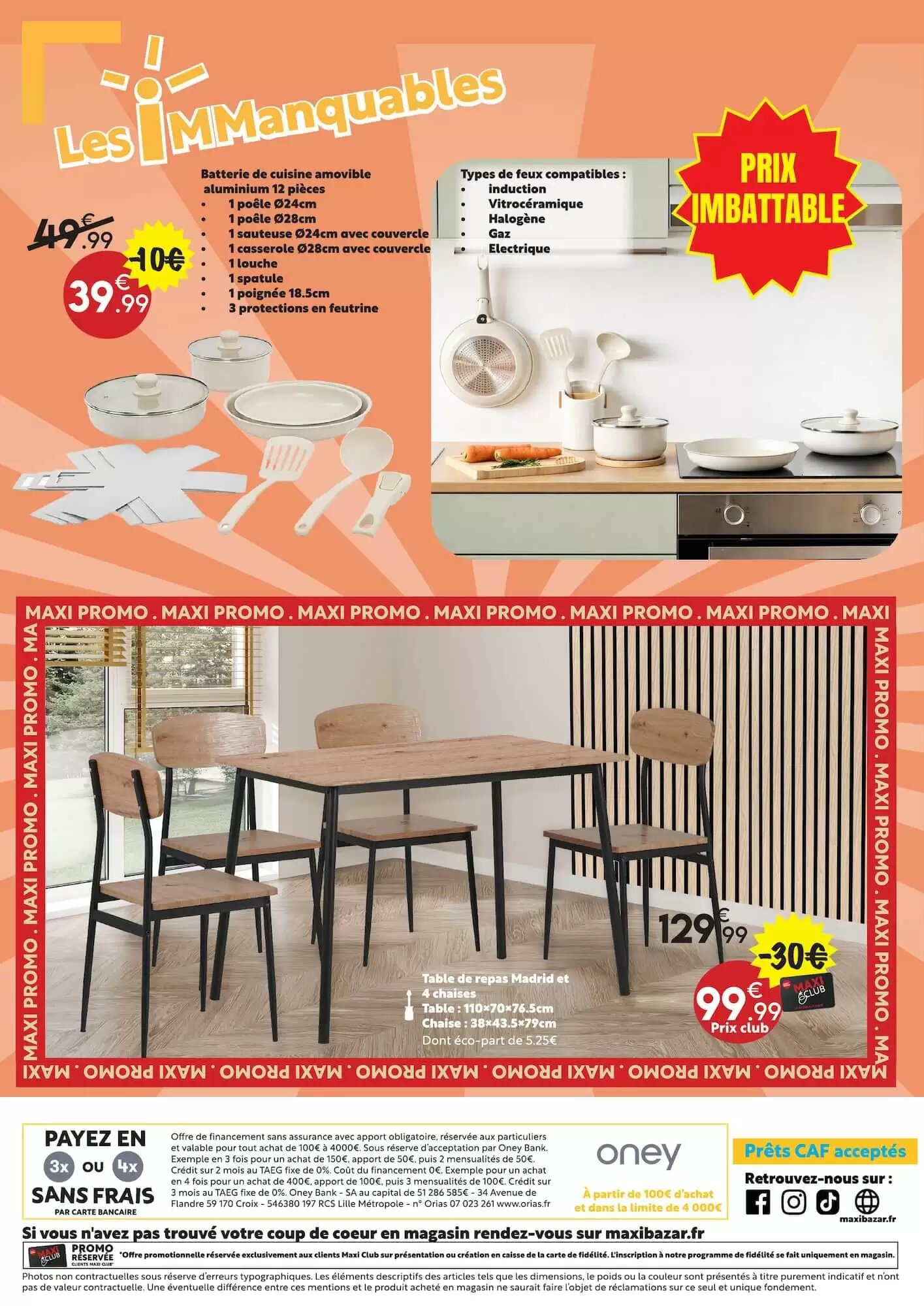 Prospectus promotionnel Maxi Bazar valable à partir du 02/09/2026 - Page 20.