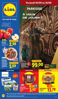 Prospectus promotionnel Lidl valable à partir du 03/09/2026