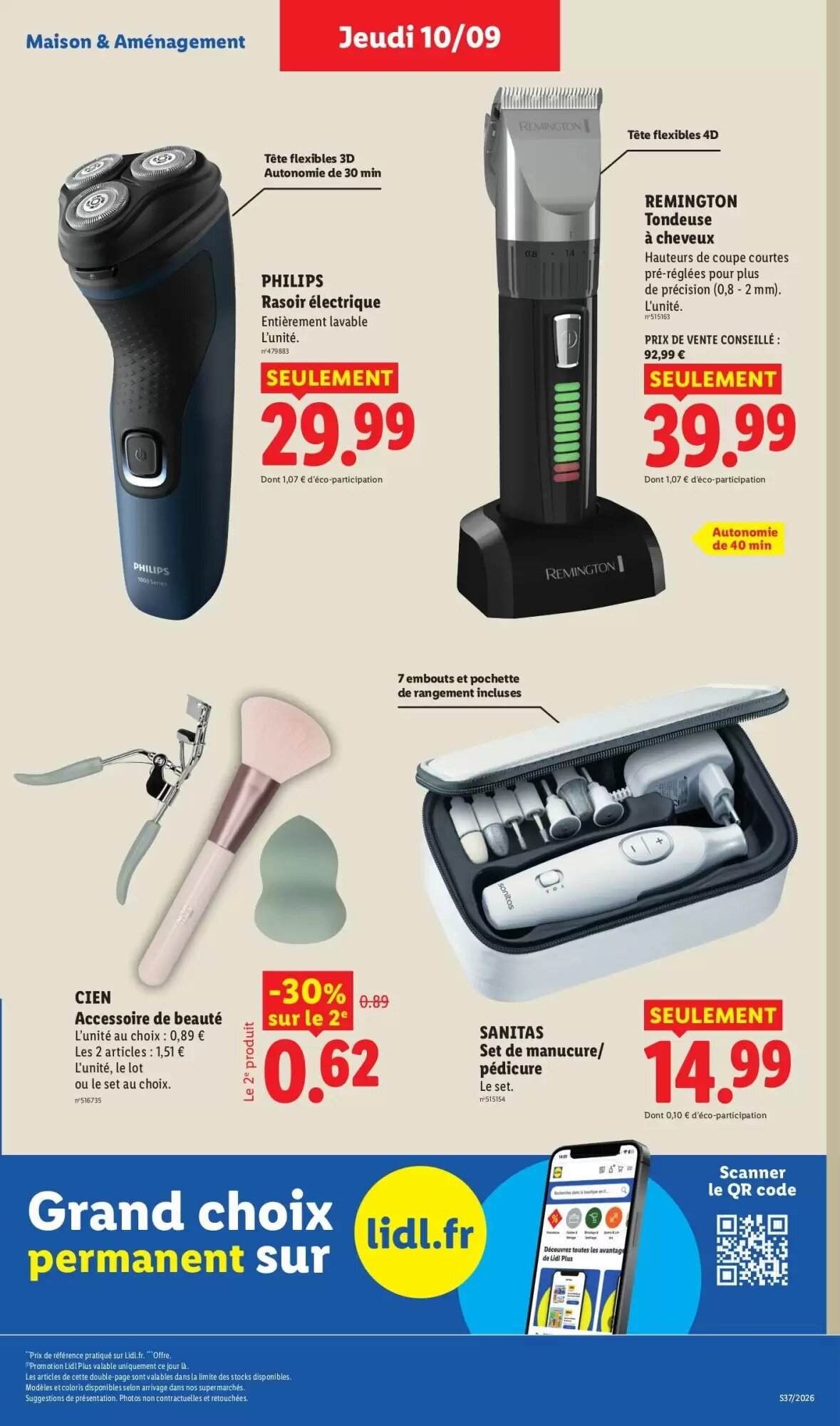 Prospectus promotionnel Lidl valable à partir du 03/09/2026 - Page 29.