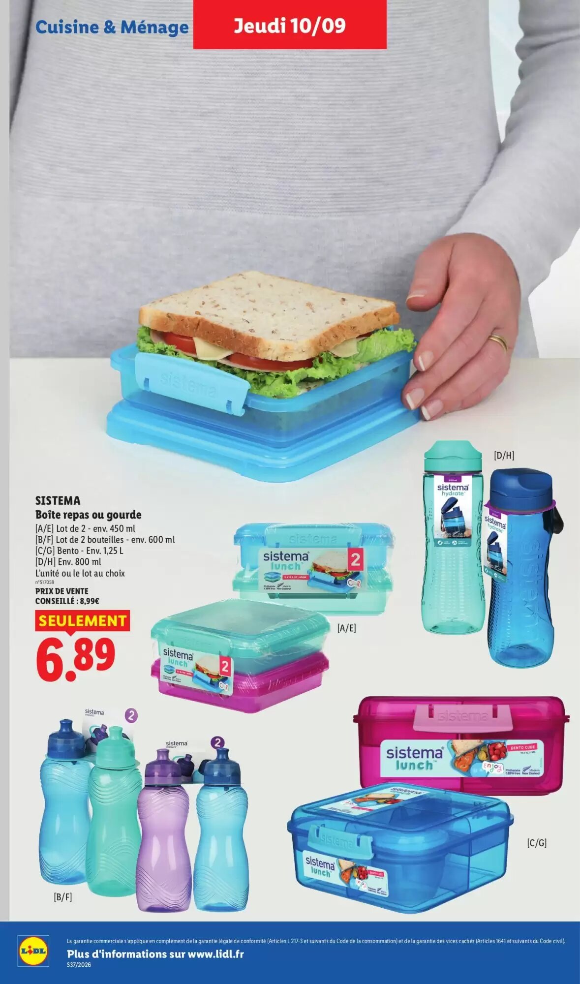 Prospectus promotionnel Lidl valable à partir du 03/09/2026 - Page 36.