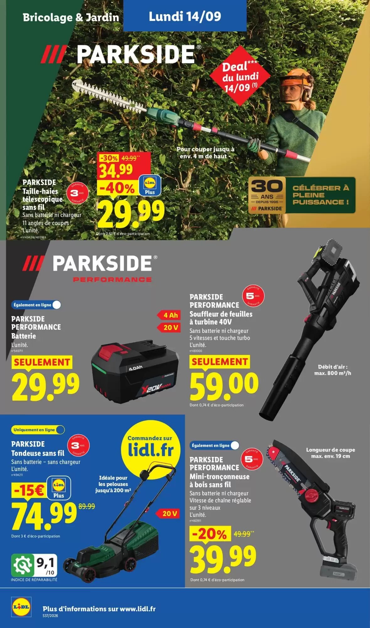 Prospectus promotionnel Lidl valable à partir du 03/09/2026 - Page 40.