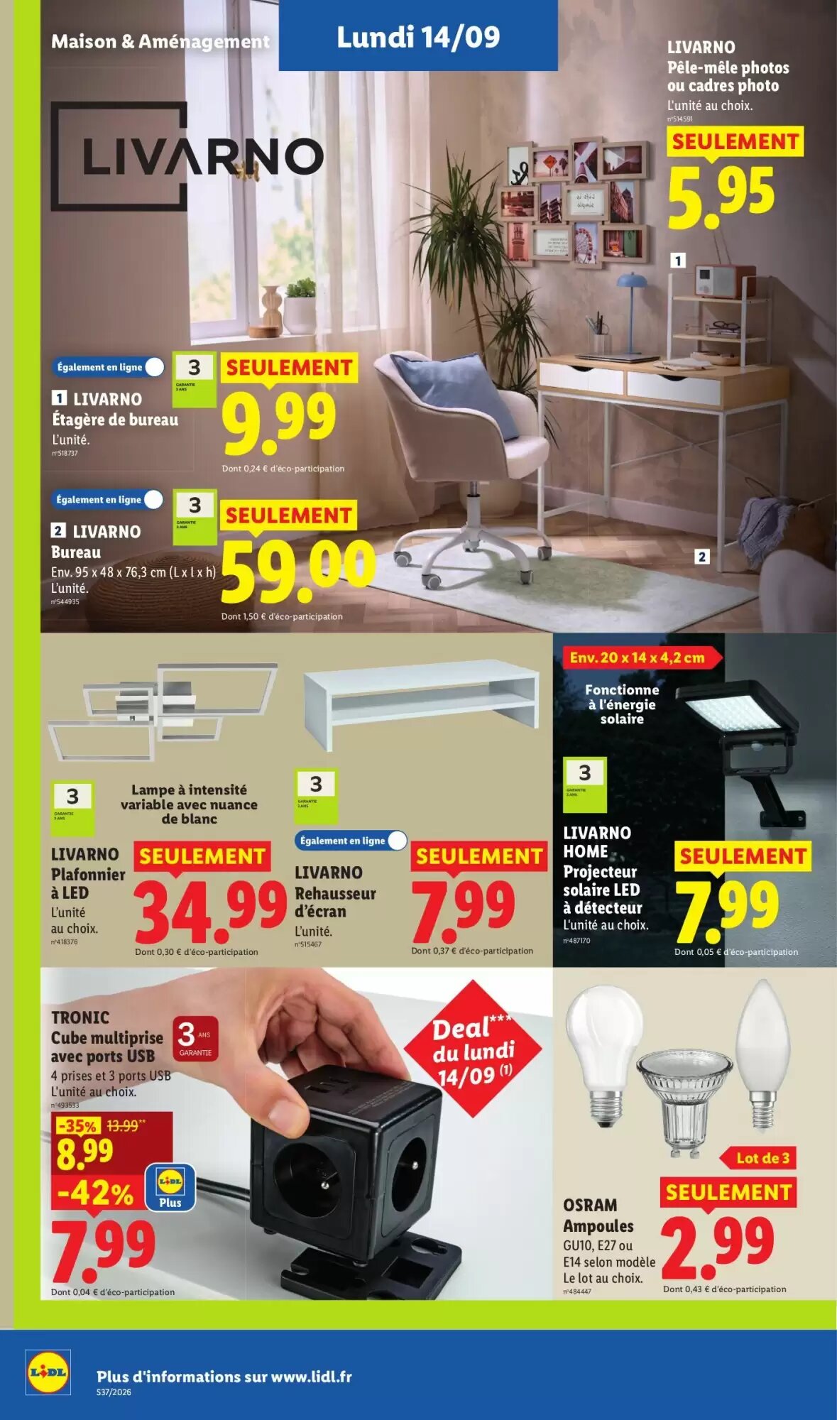 Prospectus promotionnel Lidl valable à partir du 03/09/2026 - Page 42.