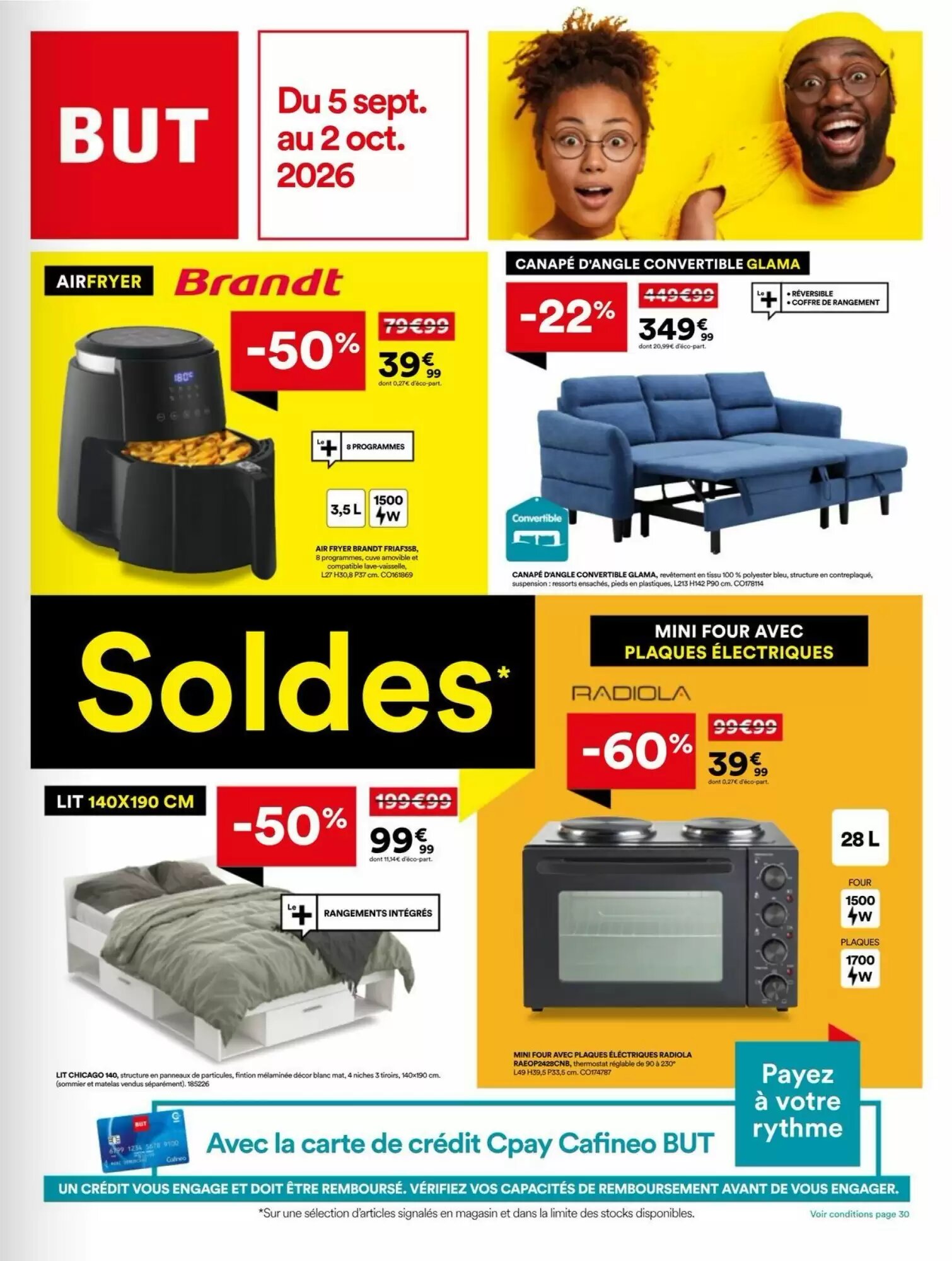 Prospectus promotionnel BUT valable à partir du 05/09/2026 - Page 1.