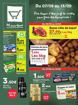 Prospectus promotionnel Hmarket valable à partir du 07/09/2026