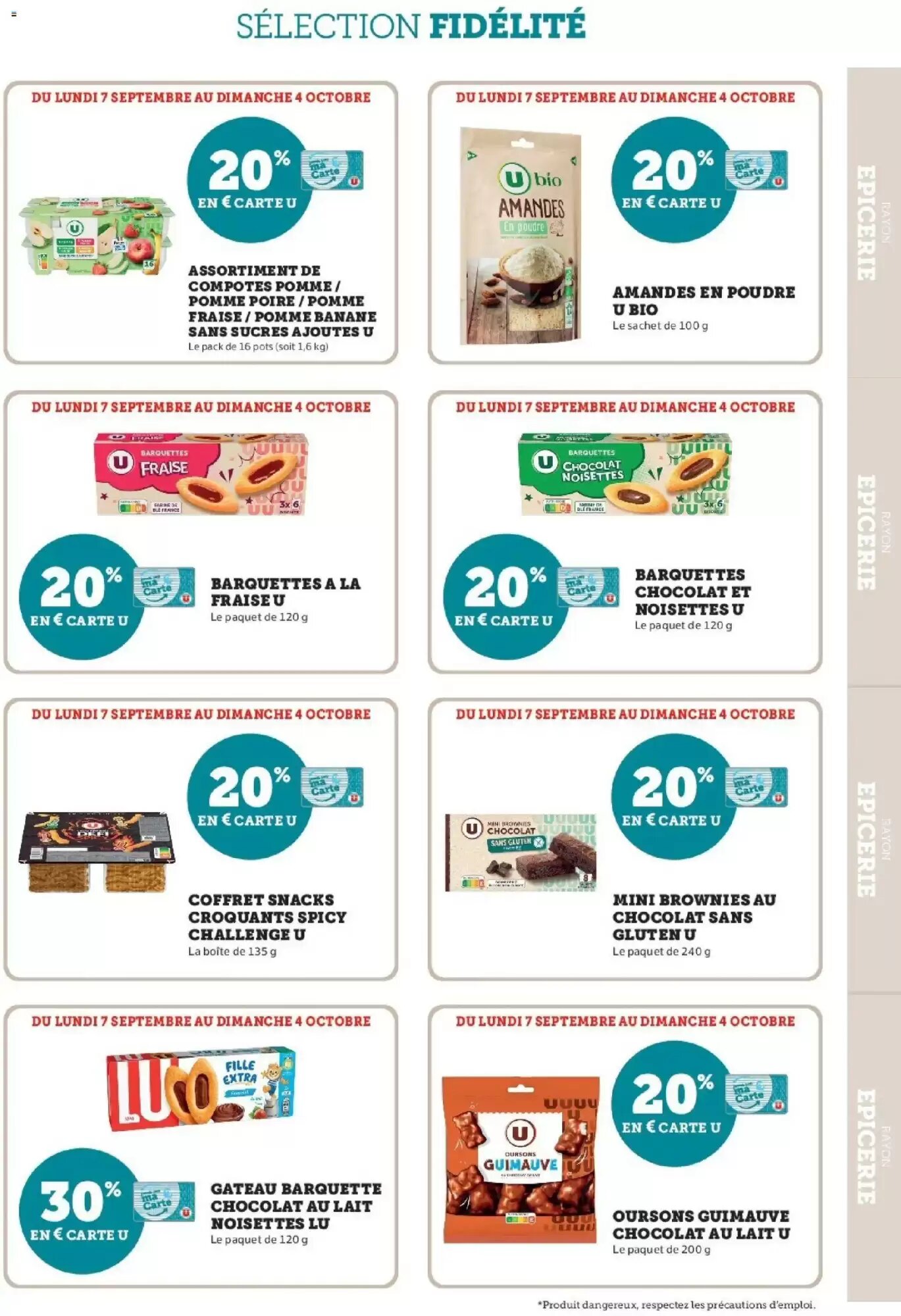 Prospectus promotionnel U Express valable à partir du 07/09/2026 - Page 9.