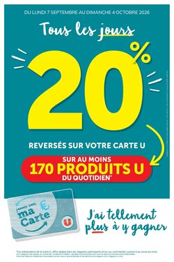 Prospectus promotionnel Super U valable à partir du 07/09/2026