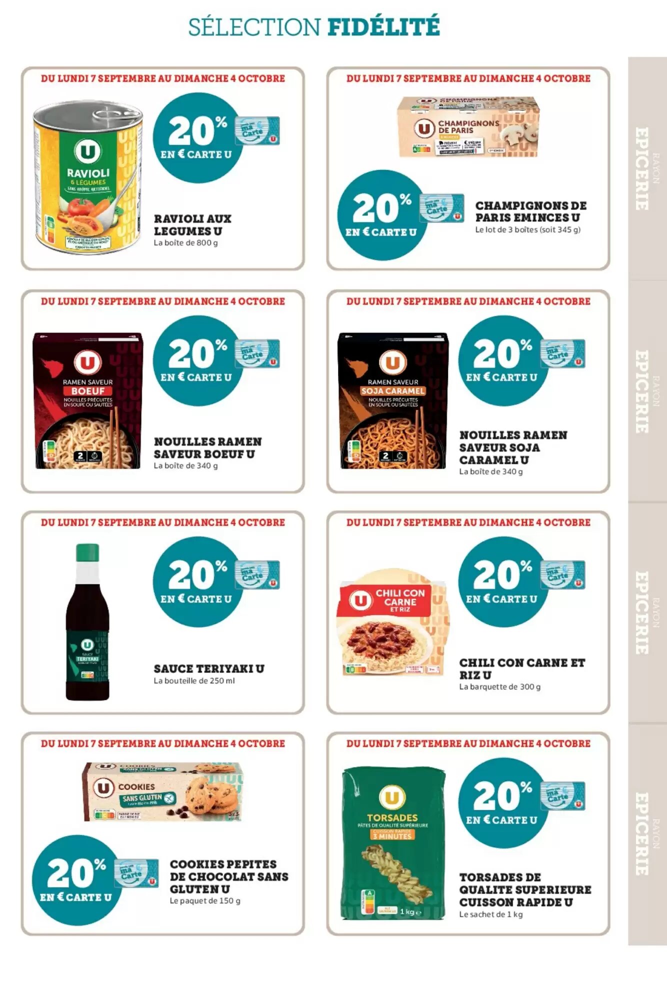 Prospectus promotionnel Super U valable à partir du 07/09/2026 - Page 29.