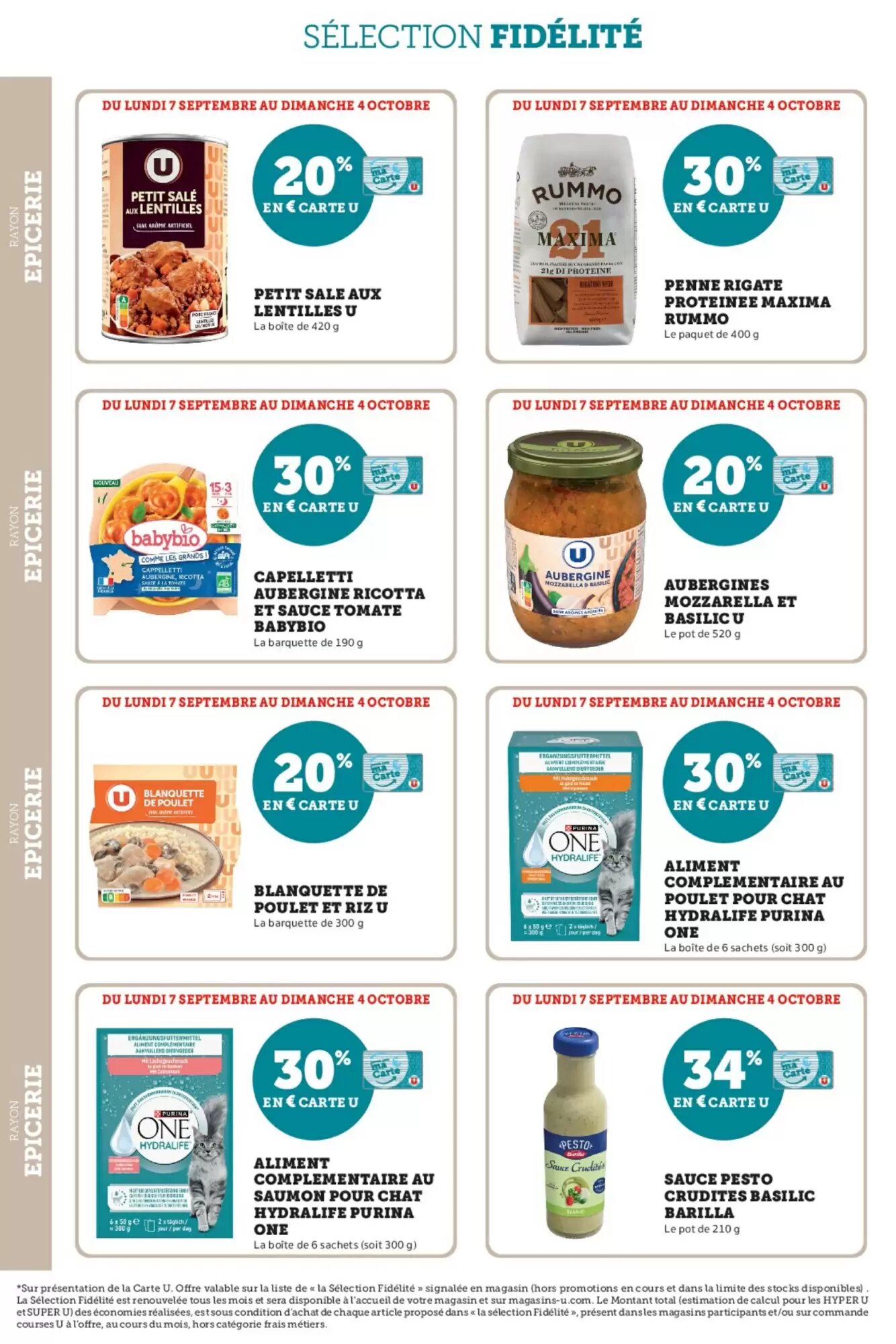 Prospectus promotionnel Super U valable à partir du 07/09/2026 - Page 30.