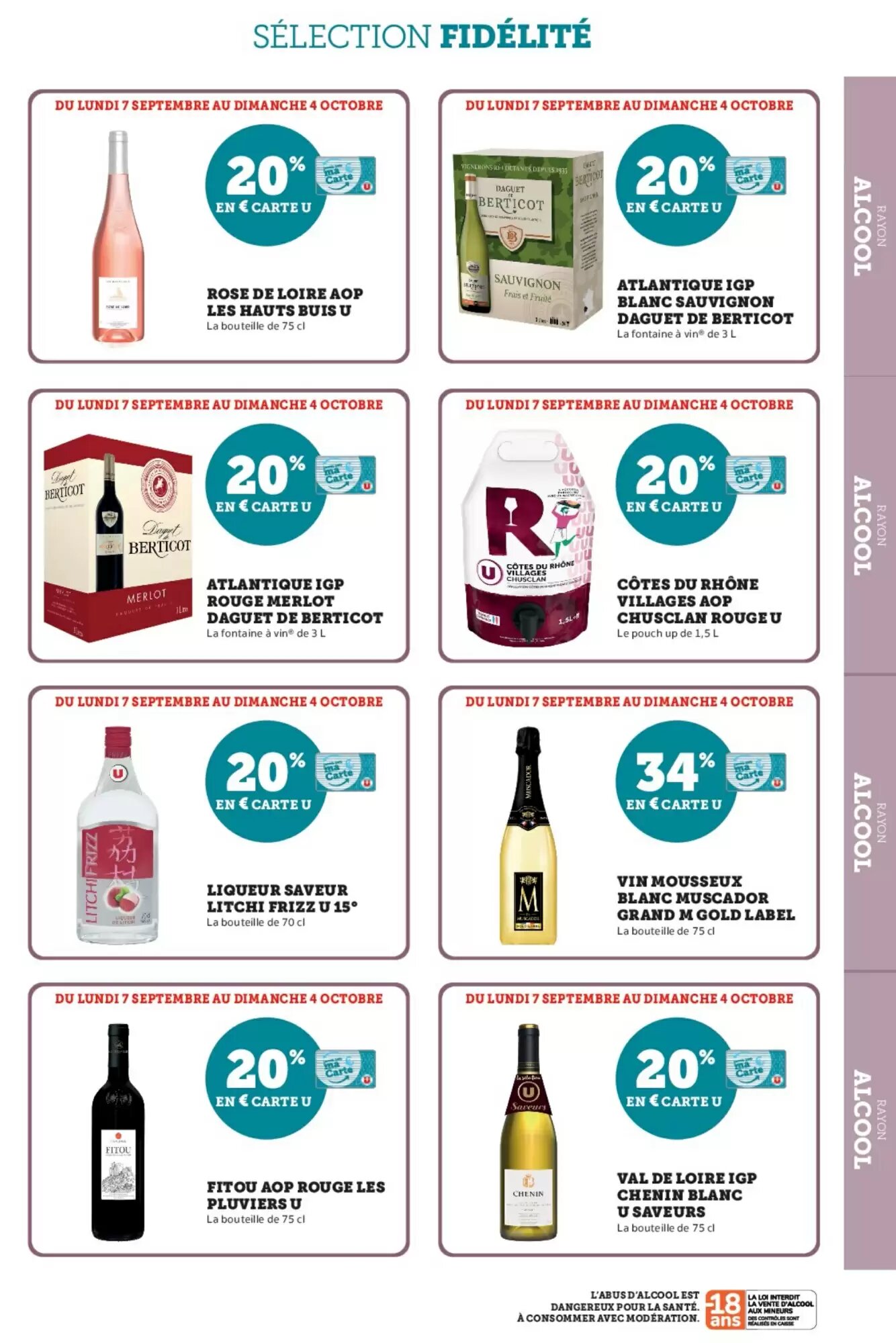 Prospectus promotionnel Super U valable à partir du 07/09/2026 - Page 33.