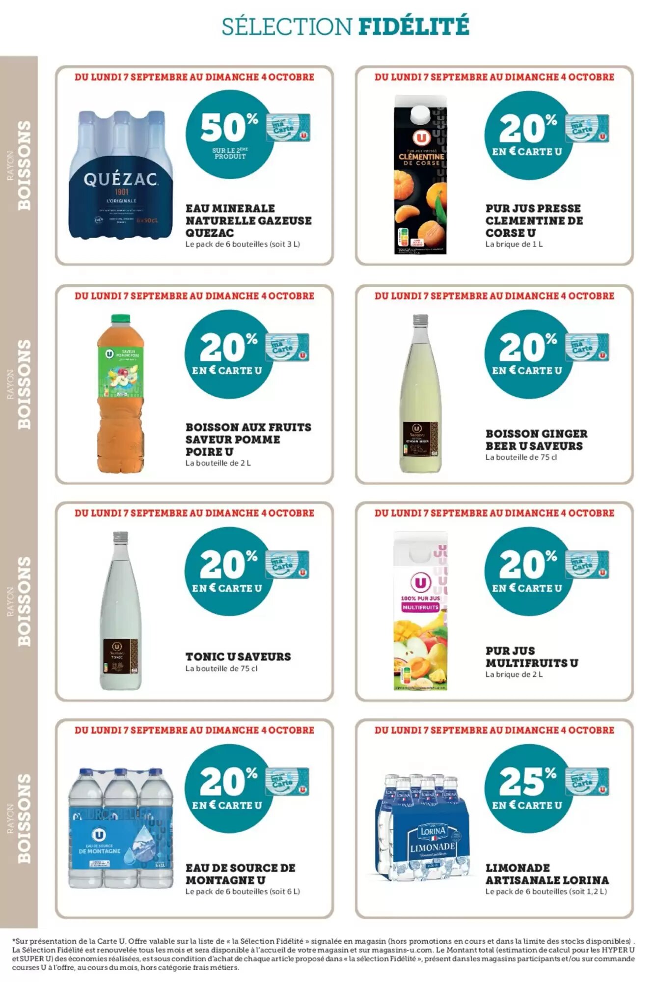 Prospectus promotionnel Super U valable à partir du 07/09/2026 - Page 36.