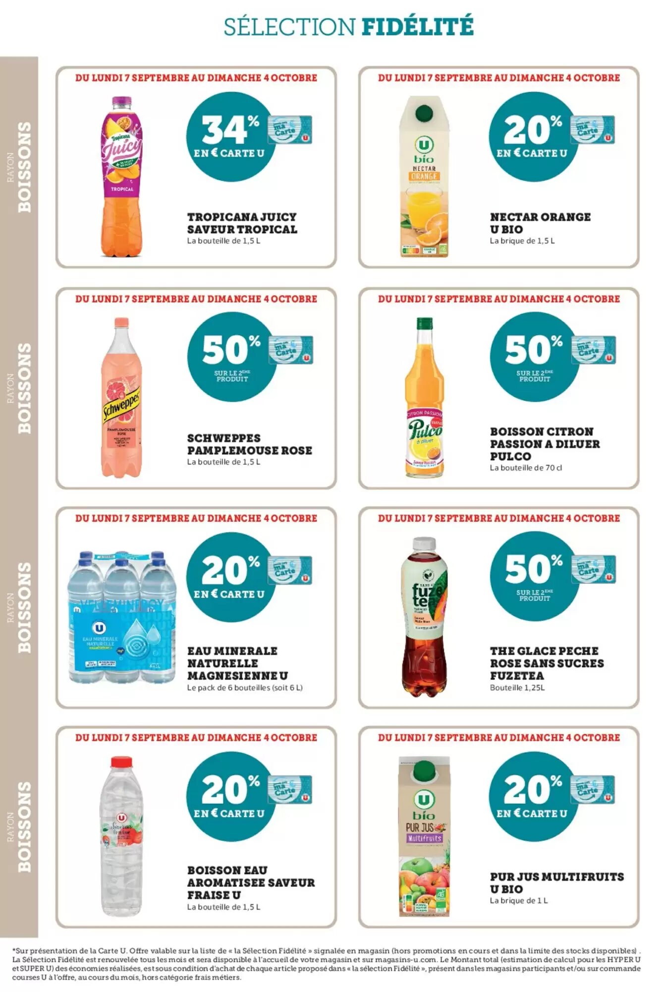 Prospectus promotionnel Super U valable à partir du 07/09/2026 - Page 38.