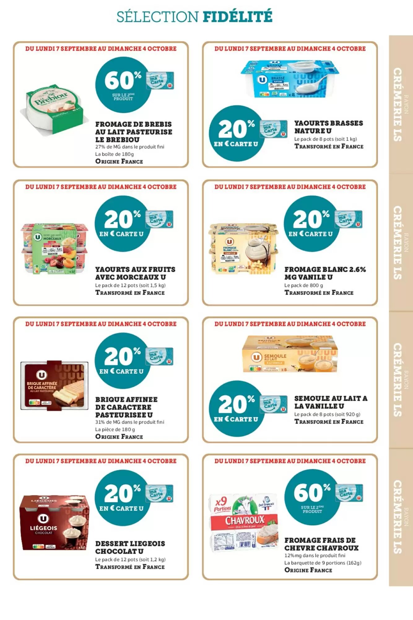 Prospectus promotionnel Super U valable à partir du 07/09/2026 - Page 5.