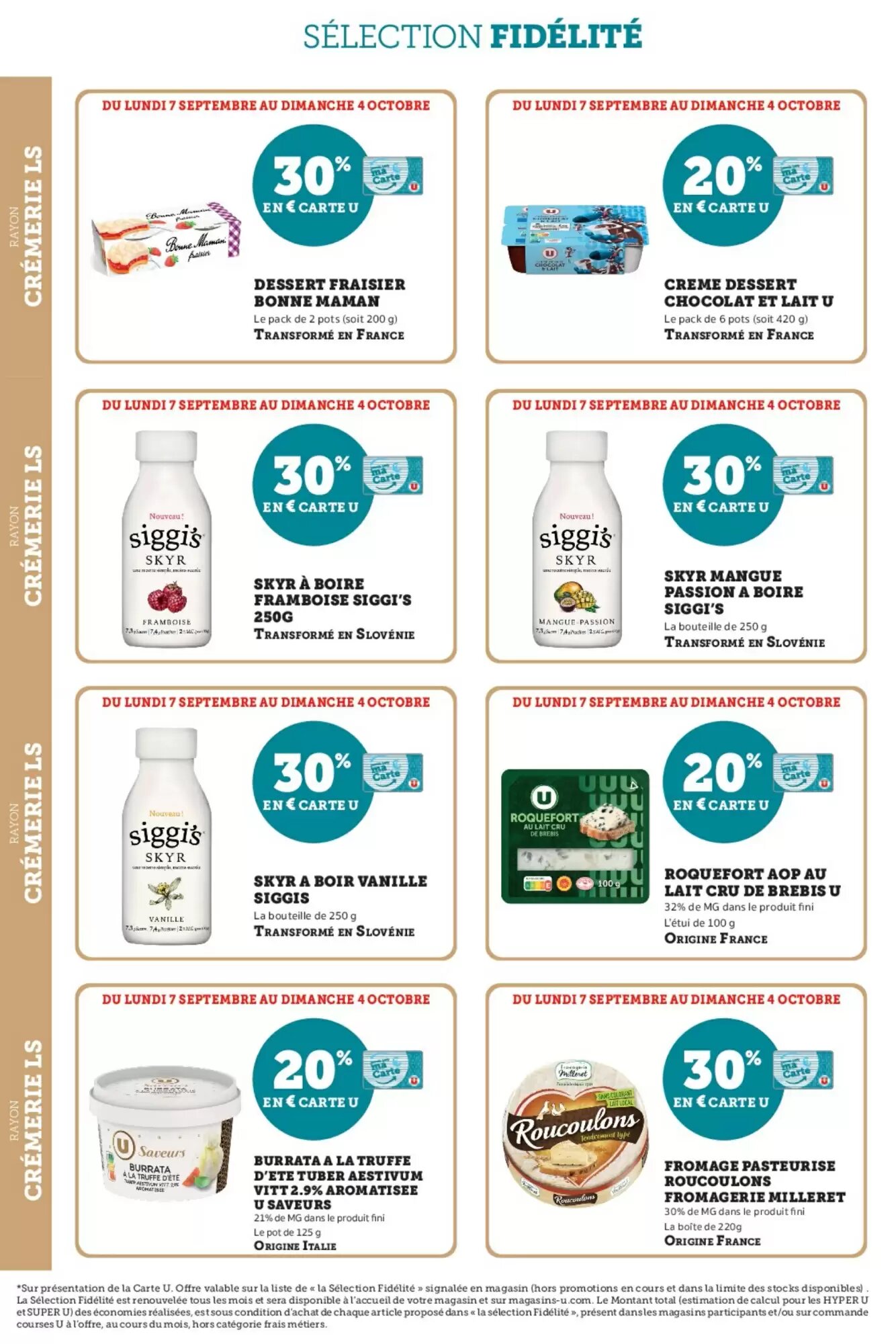 Prospectus promotionnel Super U valable à partir du 07/09/2026 - Page 6.