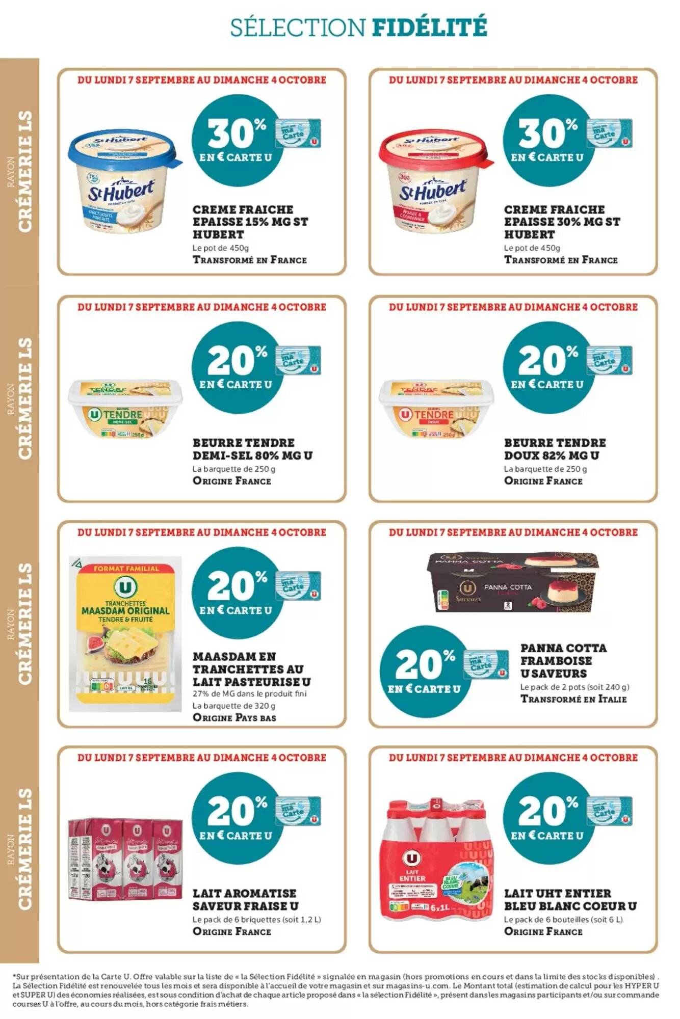 Prospectus promotionnel Super U valable à partir du 07/09/2026 - Page 8.