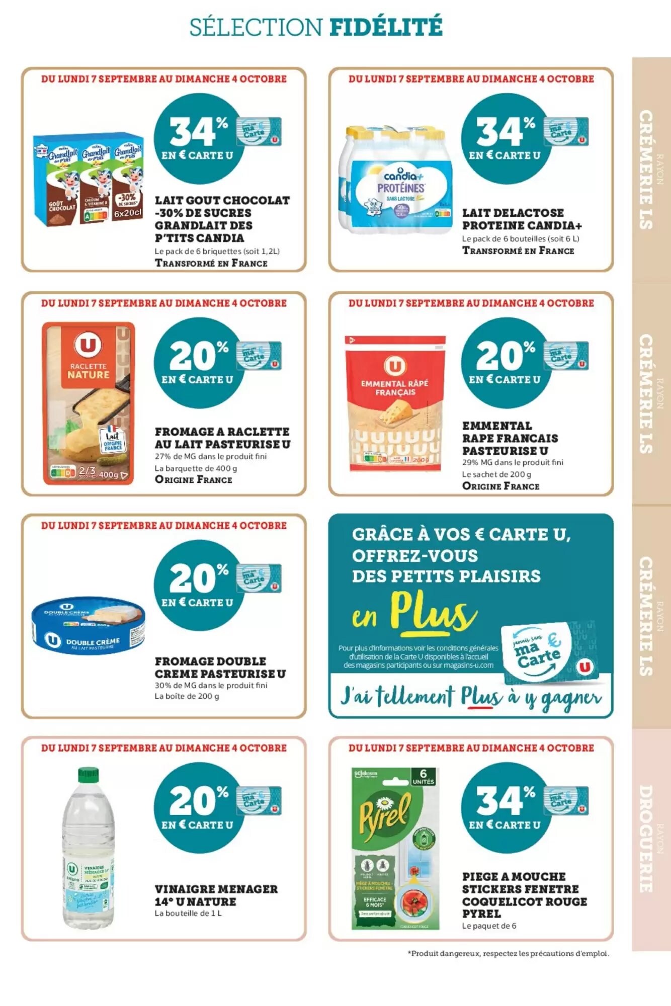 Prospectus promotionnel Super U valable à partir du 07/09/2026 - Page 9.