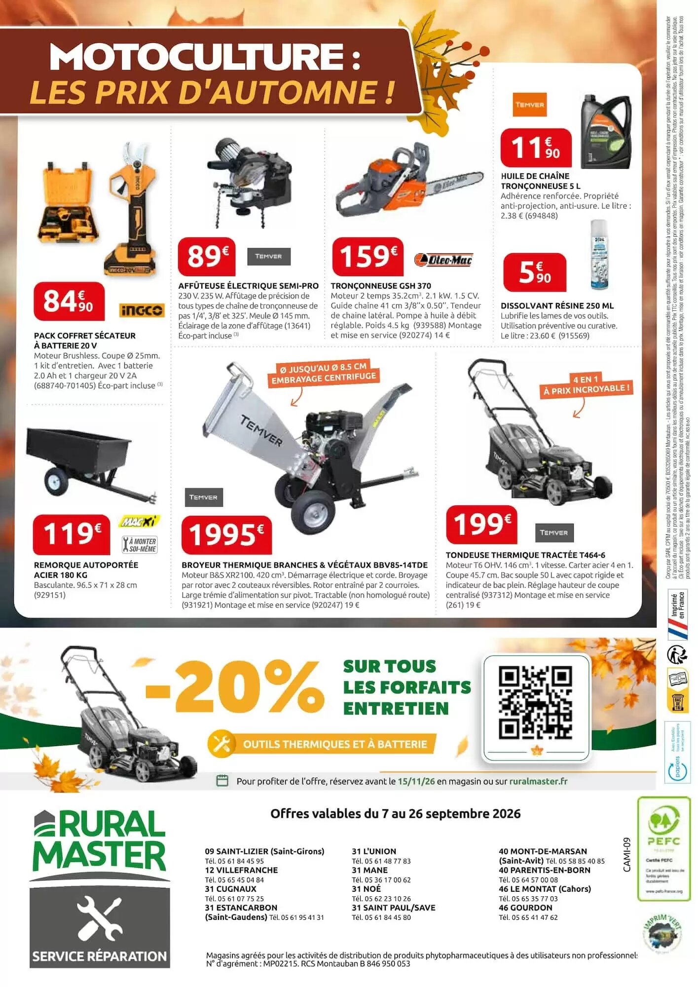 Prospectus promotionnel Rural Master valable à partir du 07/09/2026 - Page 24.