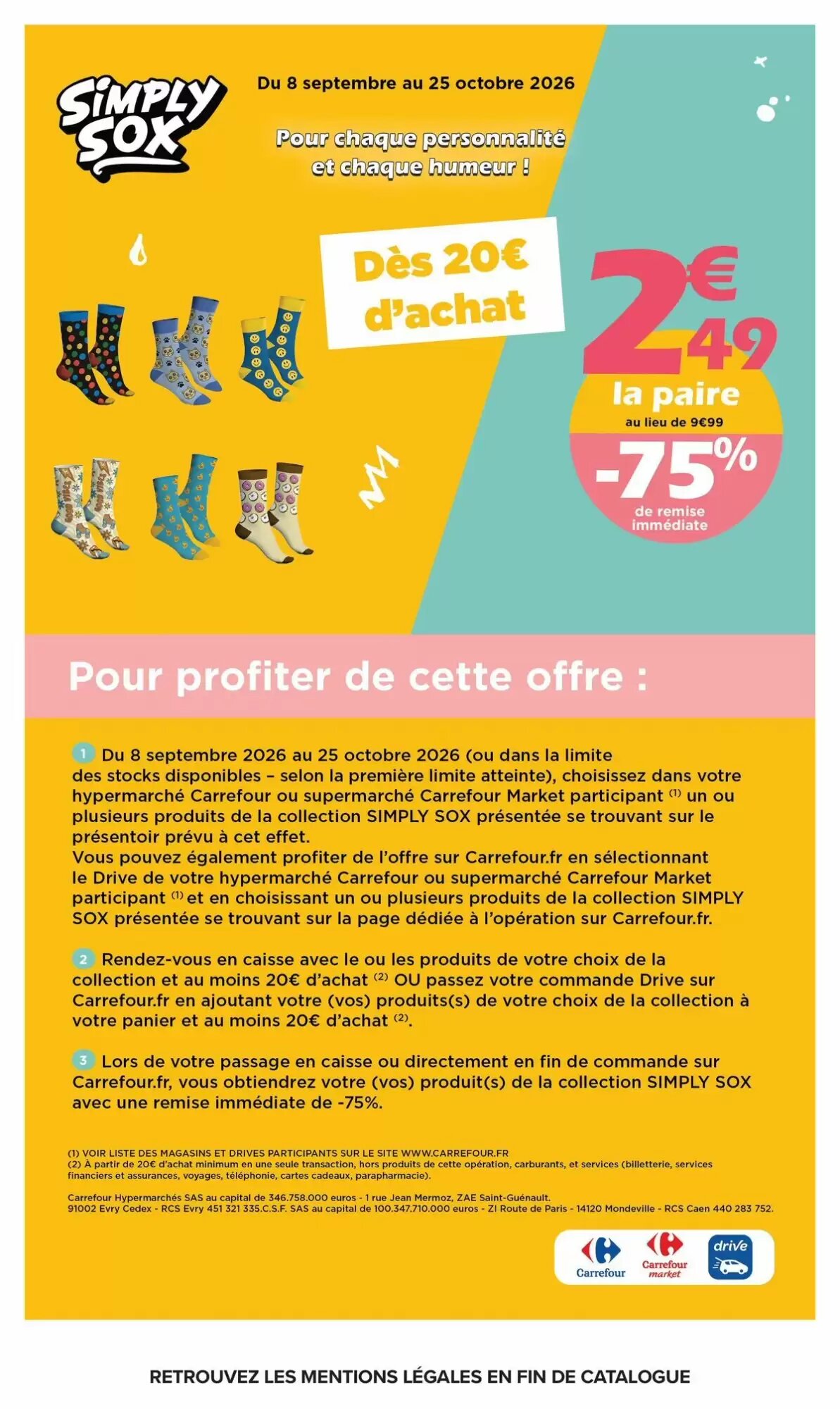 Prospectus promotionnel Carrefour valable à partir du 08/09/2026 - Page 67.