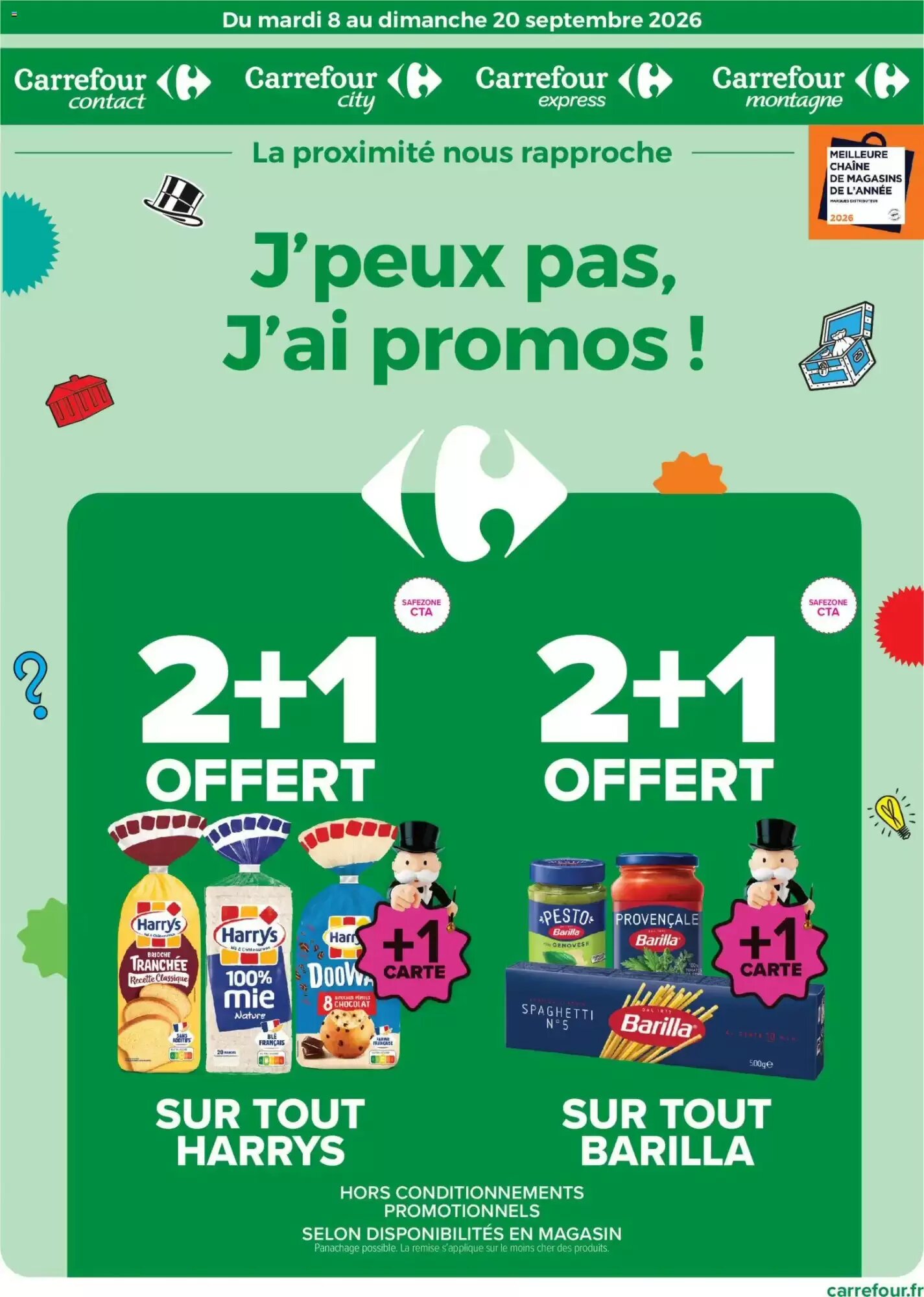 Prospectus promotionnel Carrefour valable à partir du 08/09/2026 - Page 1.