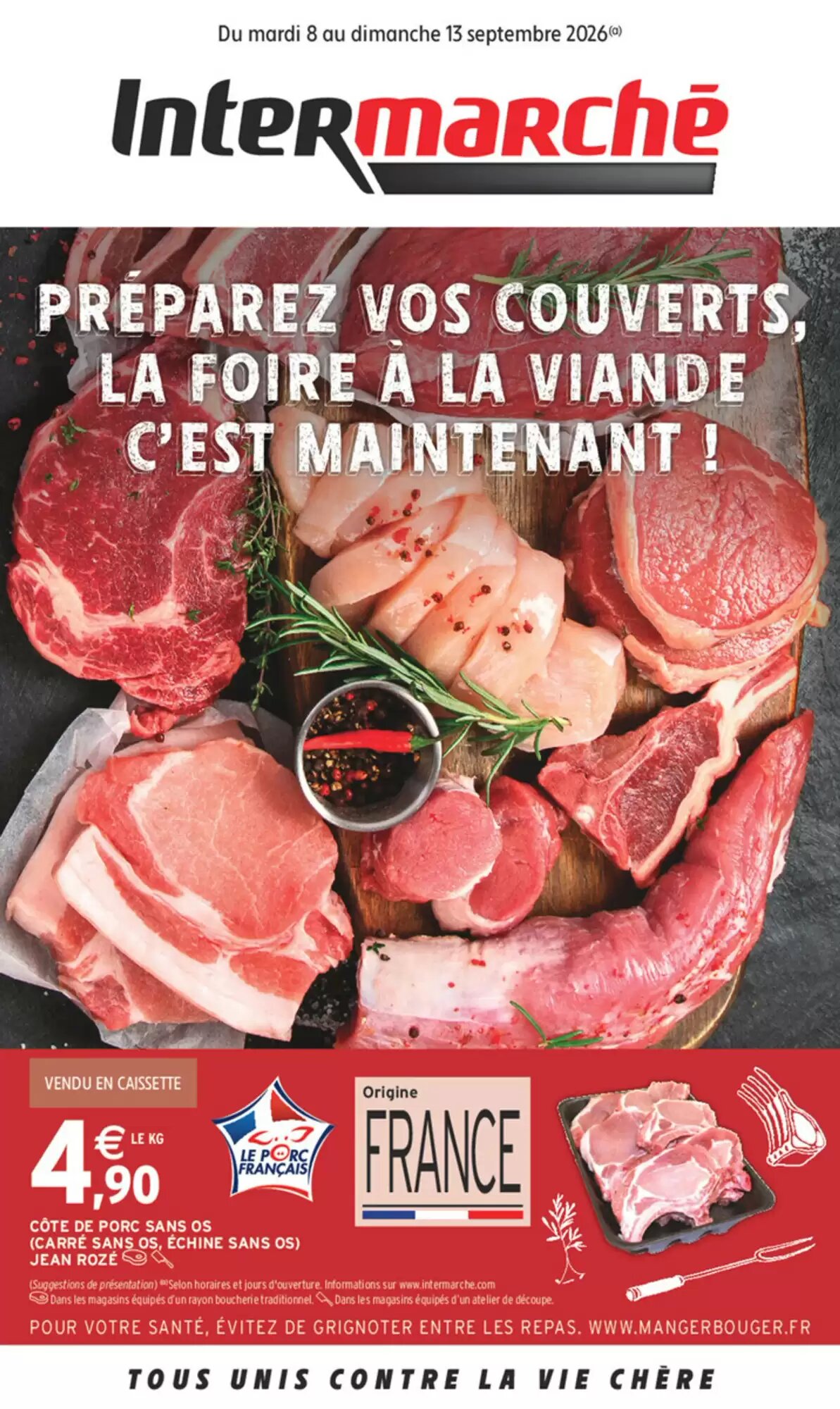 Prospectus promotionnel Intermarché Hyper valable à partir du 08/09/2026 - Page 1.
