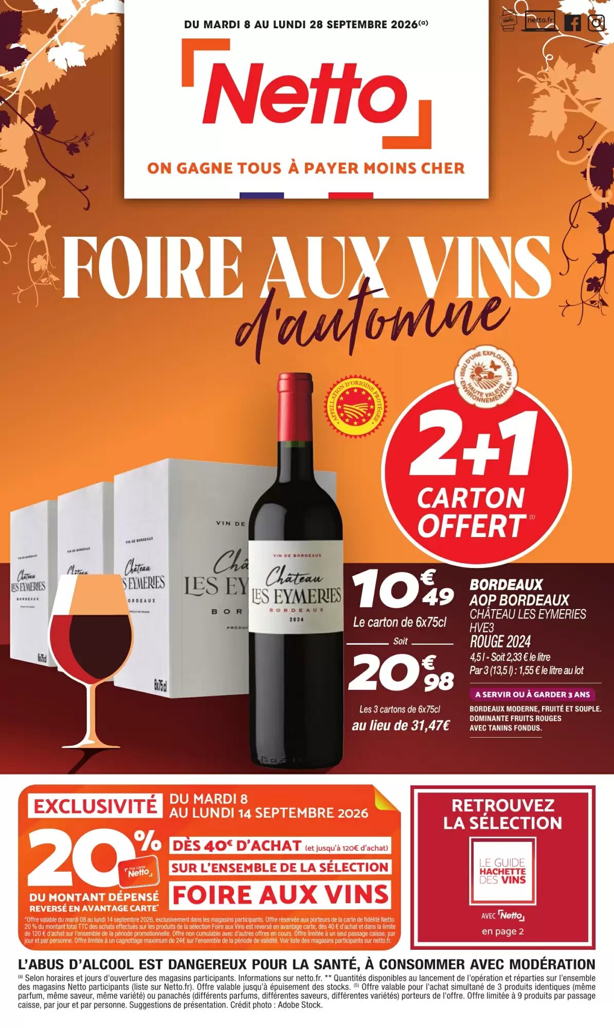 Prospectus promotionnel Netto valable à partir du 08/09/2026 - Page 1.