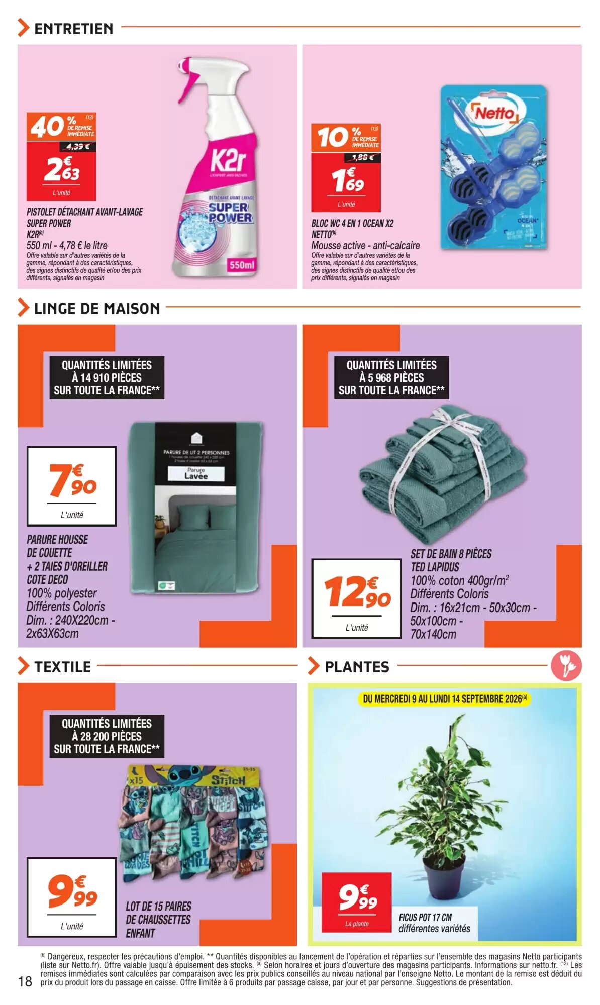 Prospectus promotionnel Netto valable à partir du 08/09/2026 - Page 18.