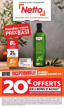 Prospectus promotionnel Netto valable à partir du 08/09/2026