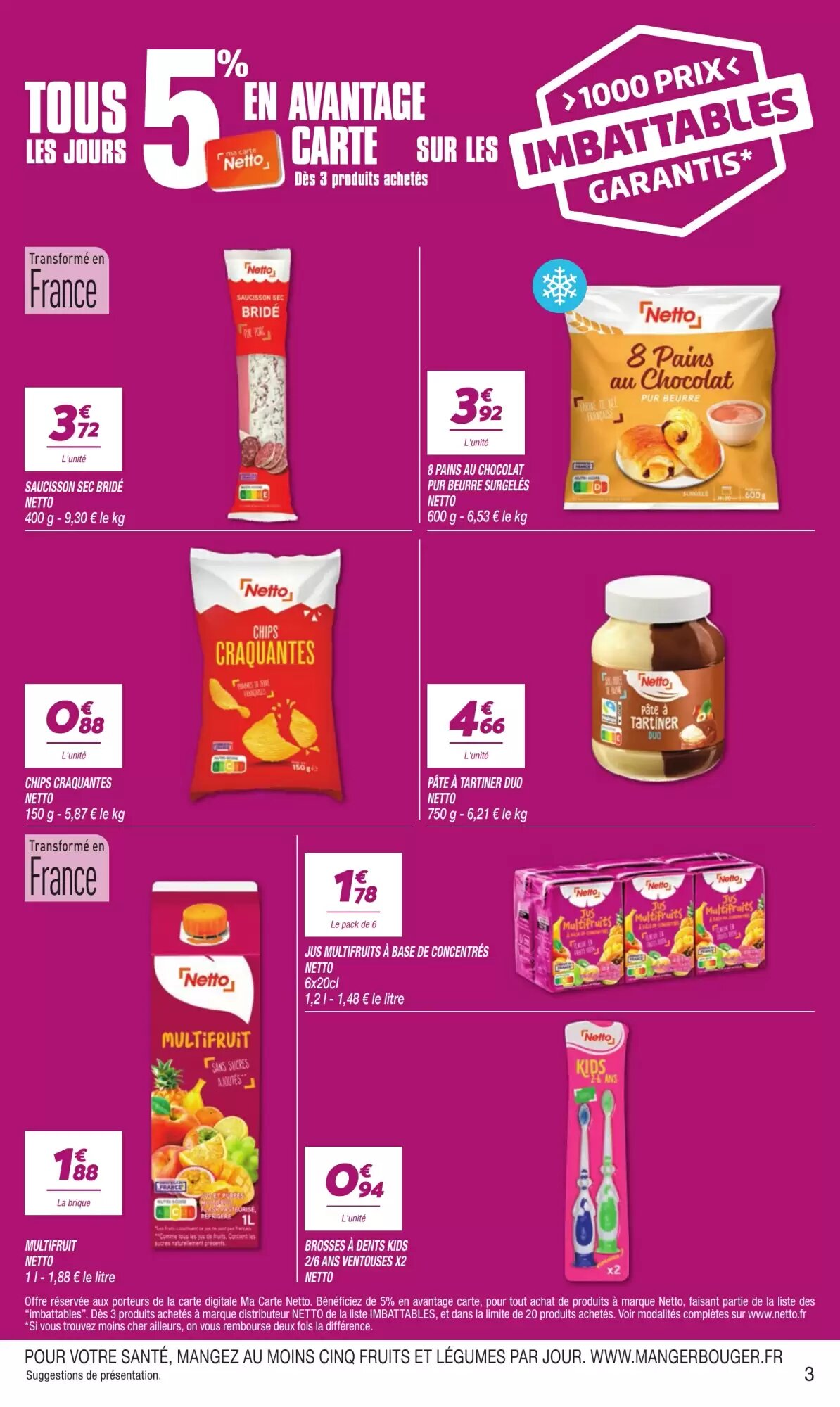 Prospectus promotionnel Netto valable à partir du 08/09/2026 - Page 3.