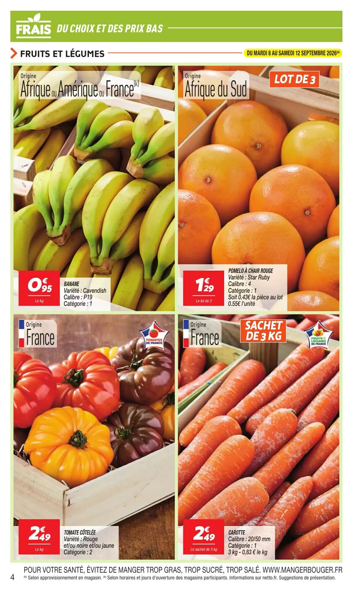 Prospectus promotionnel Netto valable à partir du 08/09/2026 - Page 4.