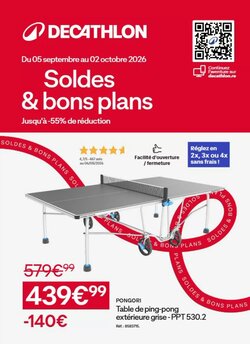 Prospectus promotionnel Decathlon valable à partir du 08/09/2026