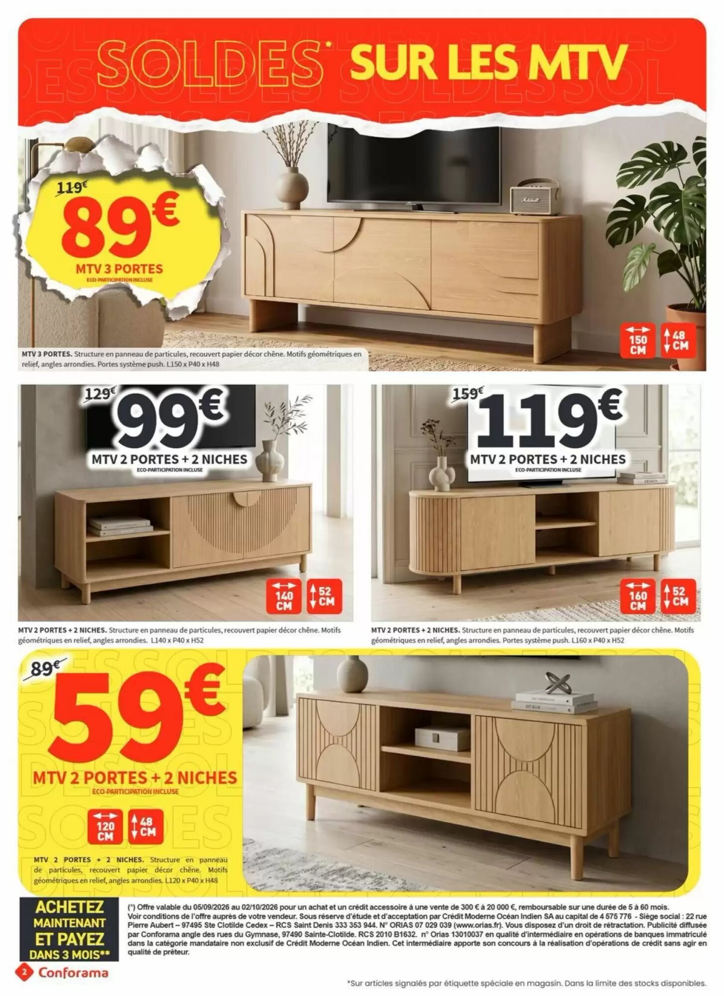 Prospectus promotionnel Conforama valable à partir du 08/09/2026 - Page 3.