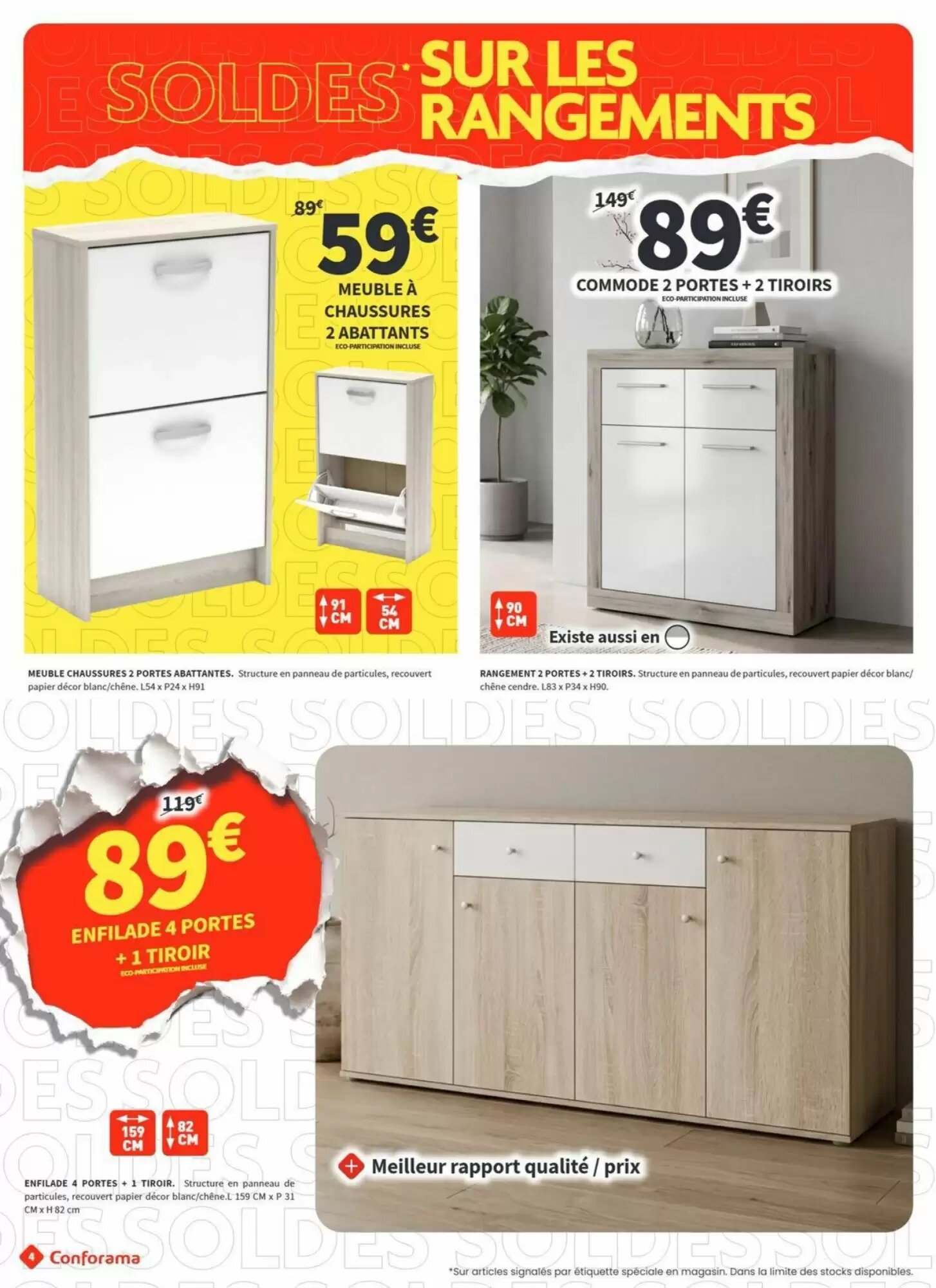 Prospectus promotionnel Conforama valable à partir du 08/09/2026 - Page 4.