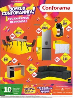 Prospectus promotionnel Conforama valable à partir du 08/09/2026