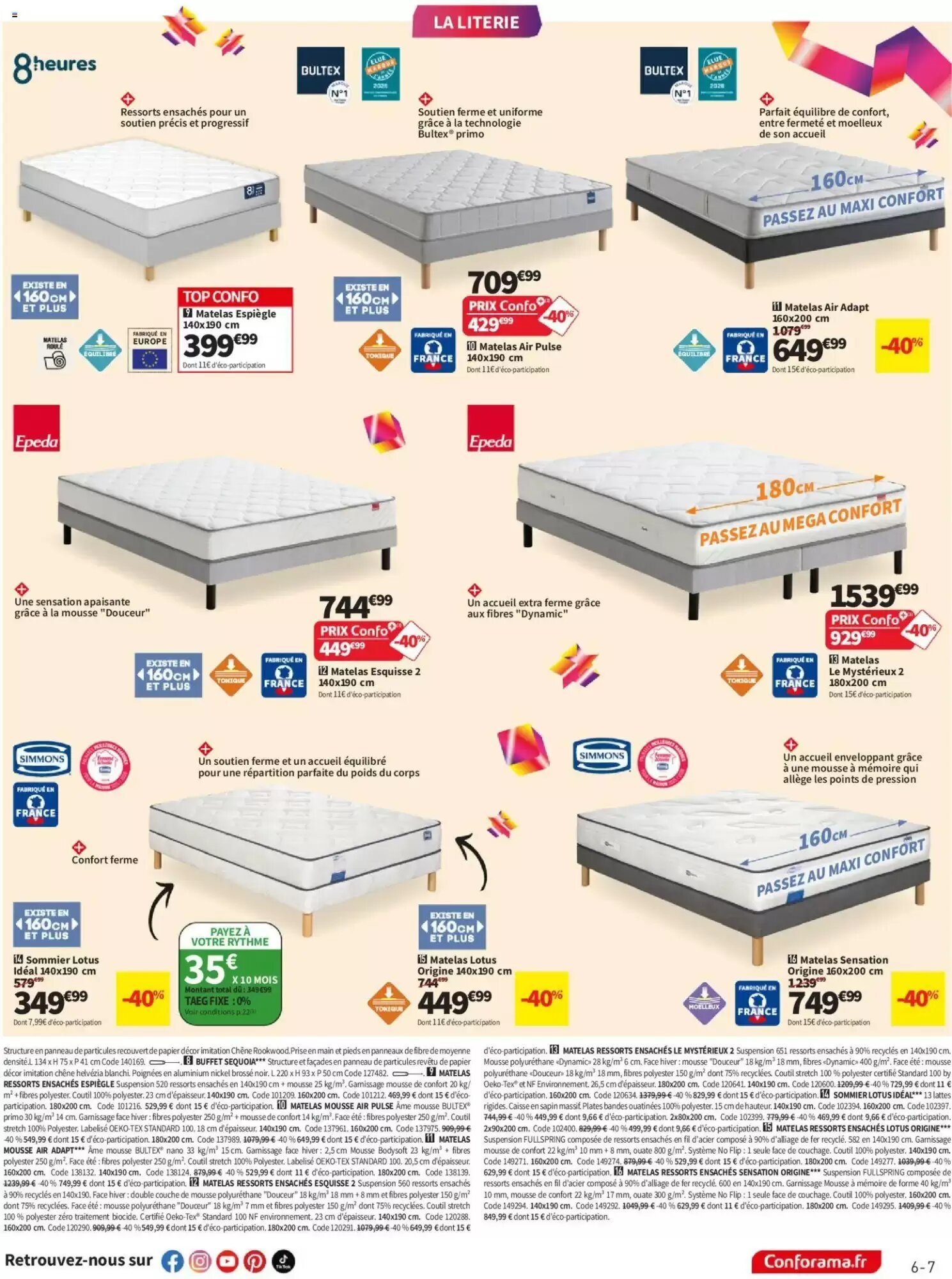 Prospectus promotionnel Conforama valable à partir du 08/09/2026 - Page 7.