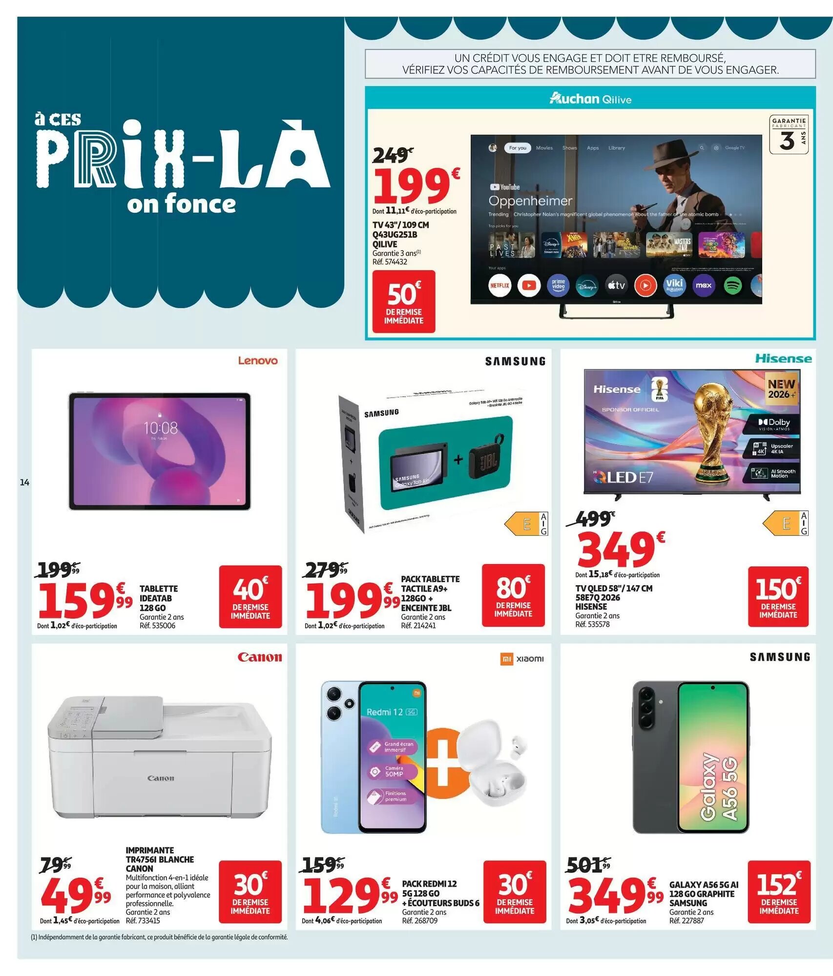 Prospectus promotionnel Auchan valable à partir du 08/09/2026 - Page 14.