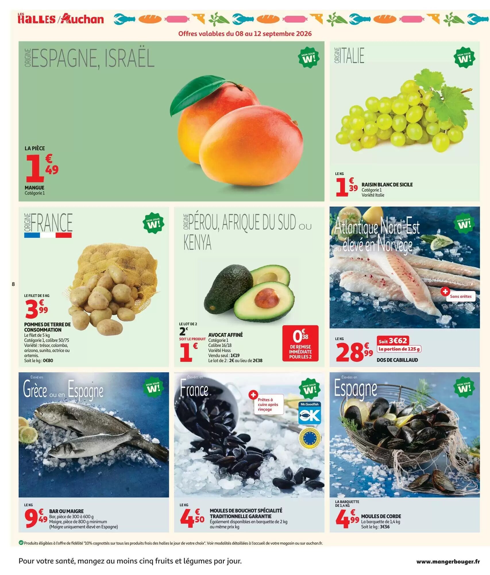 Prospectus promotionnel Auchan valable à partir du 08/09/2026 - Page 8.