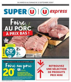 Prospectus promotionnel Super U valable à partir du 08/09/2026