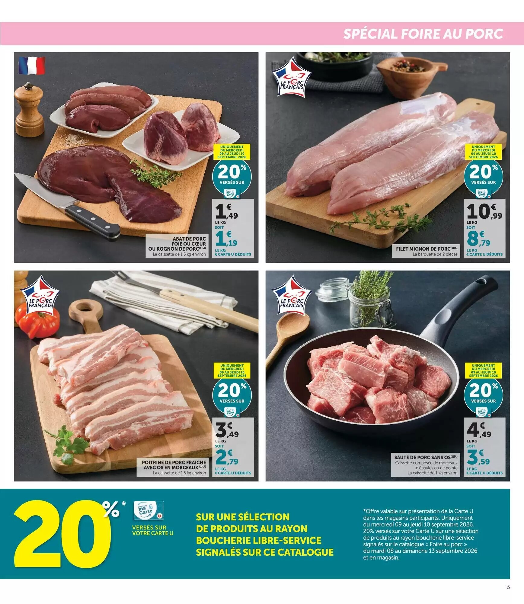 Prospectus promotionnel Super U valable à partir du 08/09/2026 - Page 3.