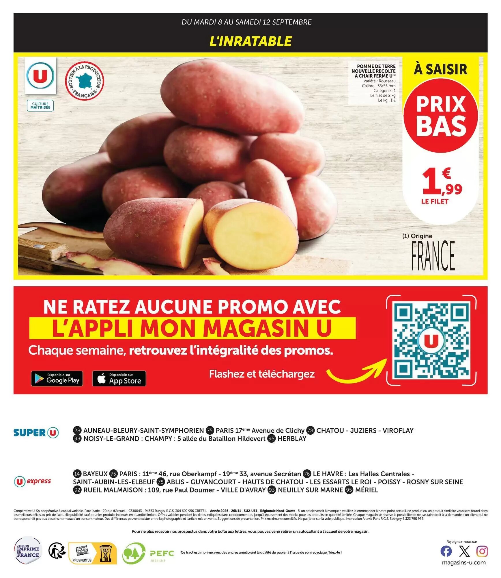 Prospectus promotionnel U Express valable à partir du 08/09/2026 - Page 8.