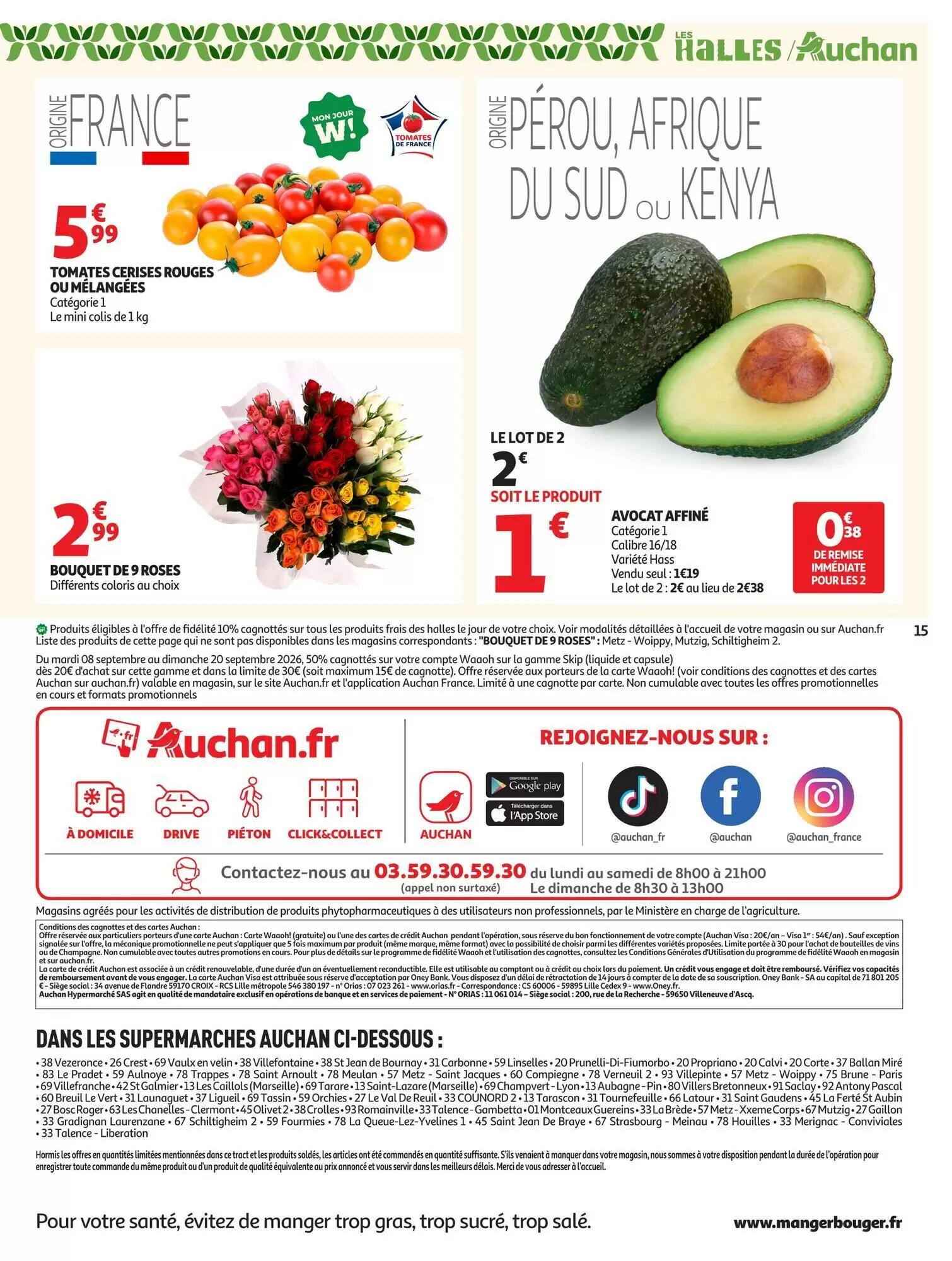 Prospectus promotionnel Auchan valable à partir du 08/09/2026 - Page 15.
