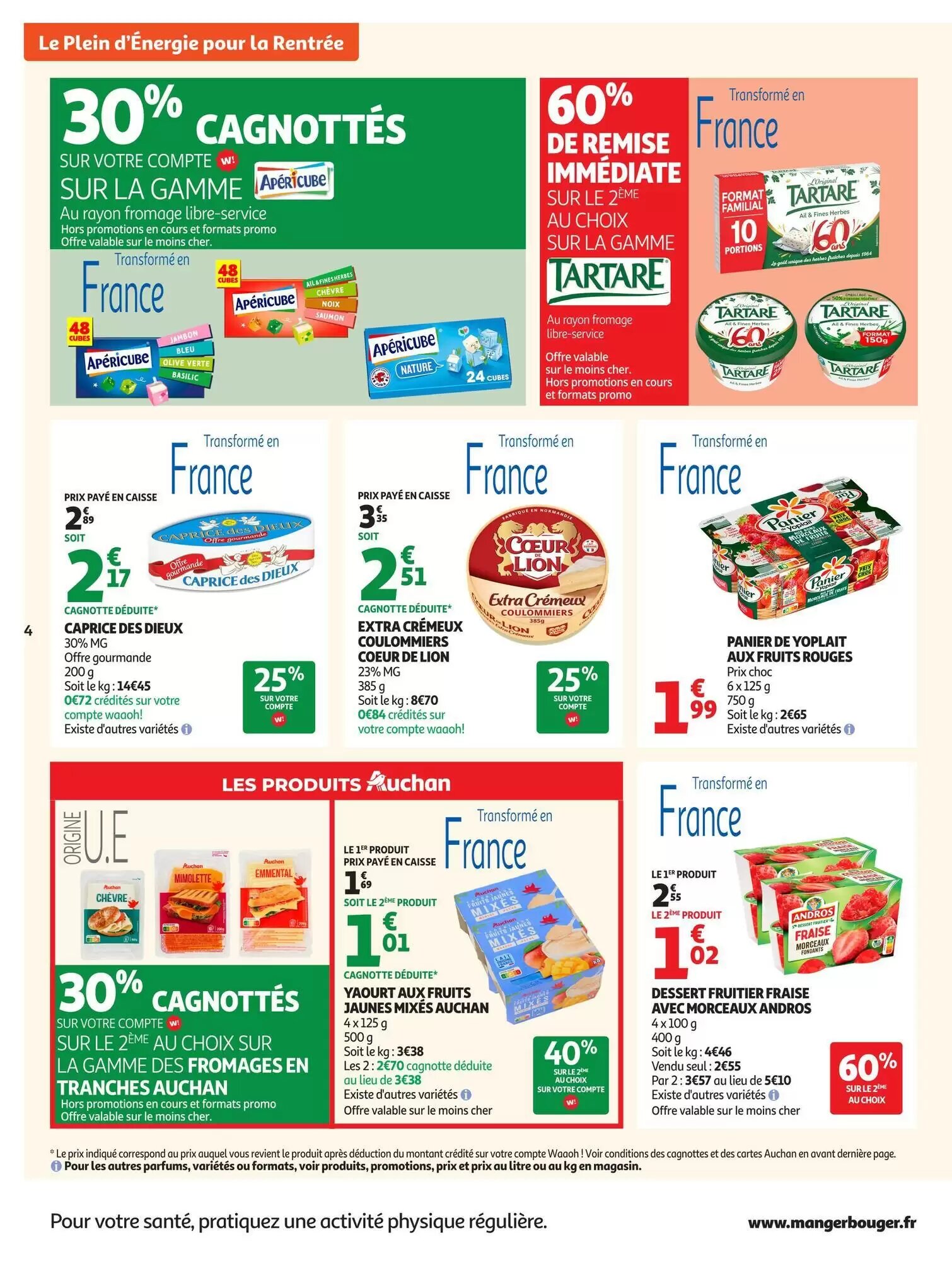 Prospectus promotionnel Auchan valable à partir du 08/09/2026 - Page 4.