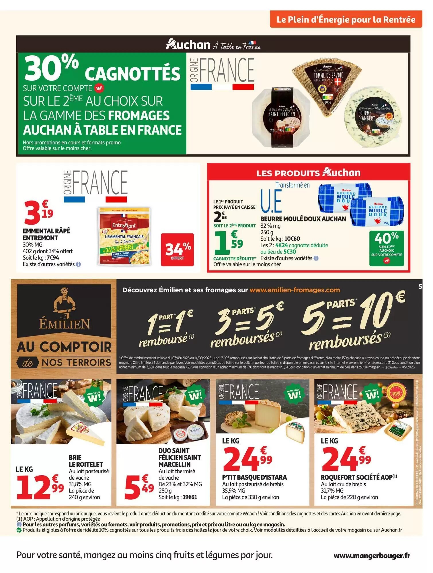 Prospectus promotionnel Auchan valable à partir du 08/09/2026 - Page 5.