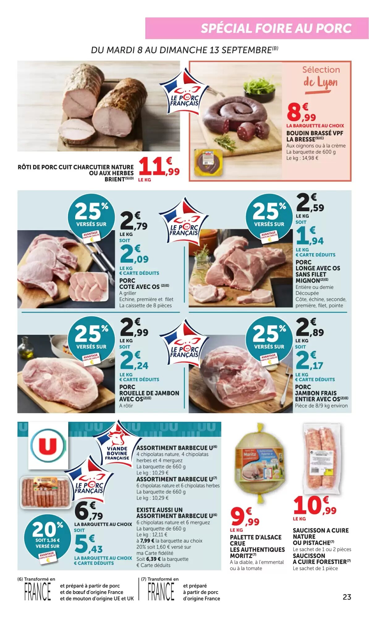 Prospectus promotionnel Bi1 valable à partir du 08/09/2026 - Page 23.