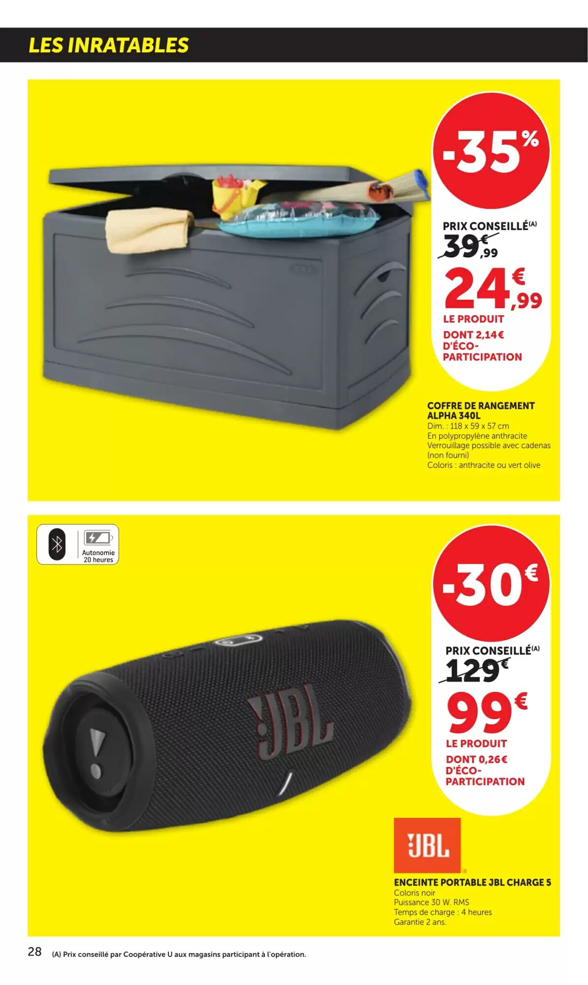 Prospectus promotionnel Bi1 valable à partir du 08/09/2026 - Page 28.