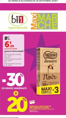 Prospectus promotionnel Bi1 valable à partir du 08/09/2026